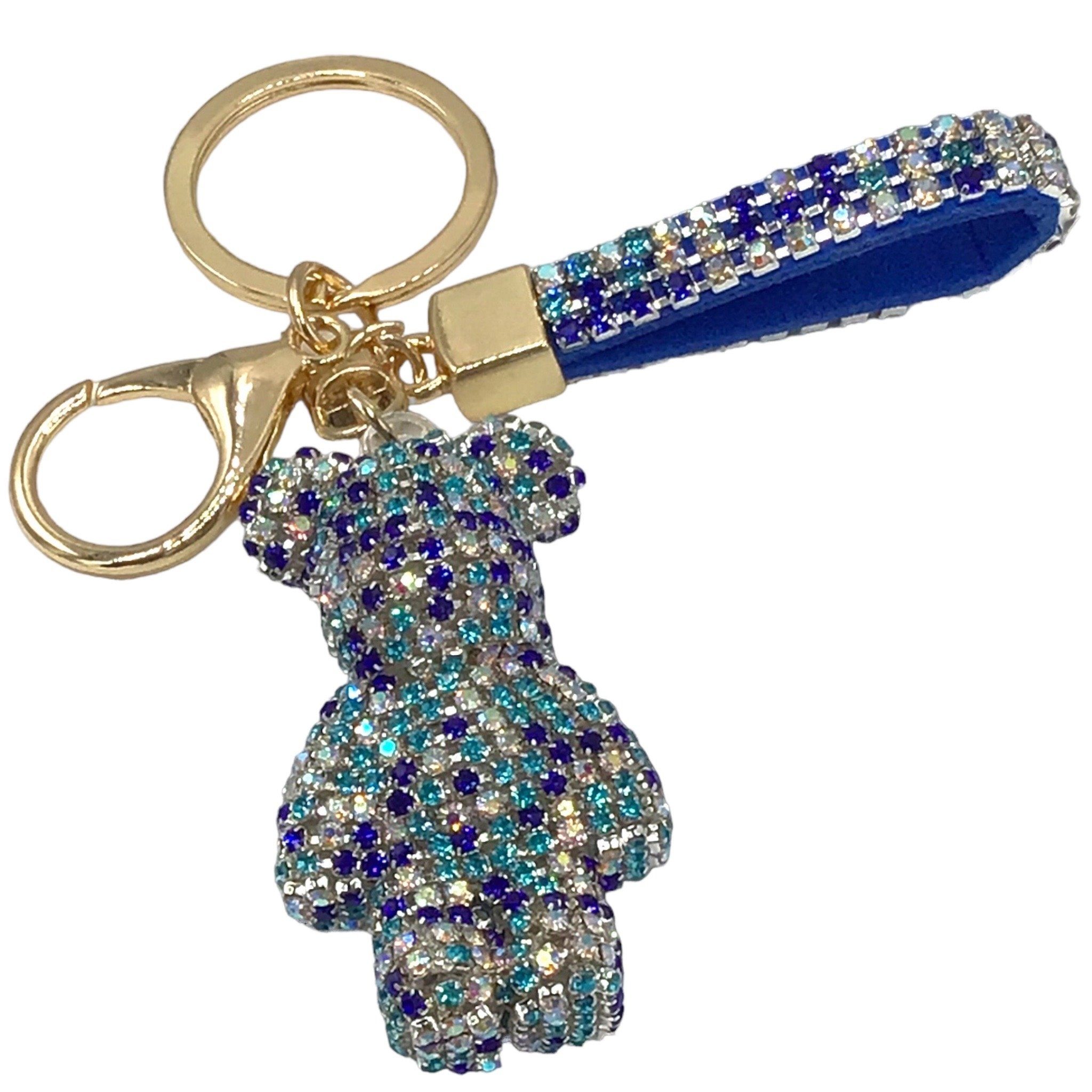 Steinfixx® Schlüsselanhänger Edler Strass Teddybär Cartoon günstig online kaufen
