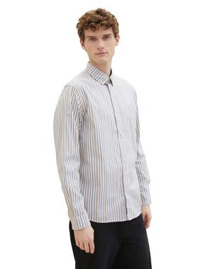 TOM TAILOR Langarmhemd mit Streifen-Muster