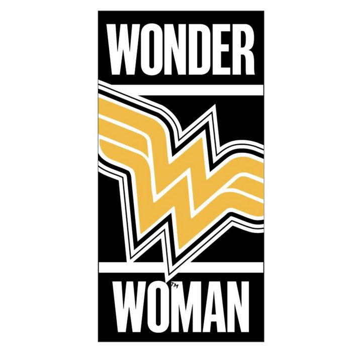 DC Comics Strandtuch Wonder Woman Mikrofaser Badetuch Gr. 70x140 cm