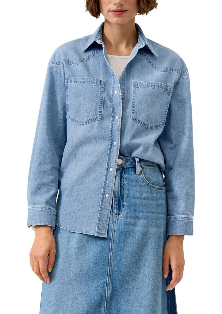 s.Oliver Blusenponcho S.Oliver red Label women / Da. Bluse / Bluse günstig online kaufen