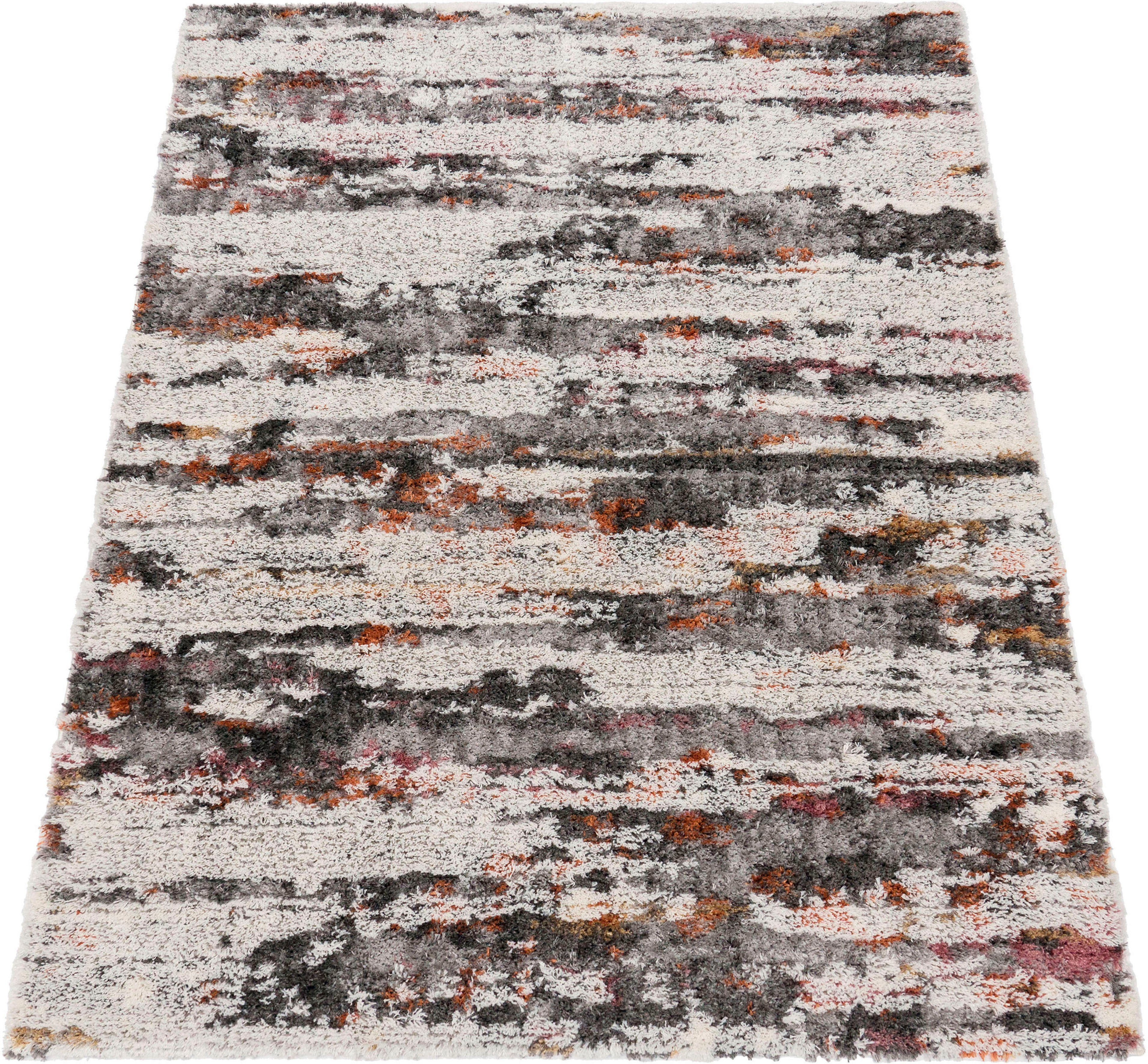 Paco Home Hochflor-Teppich Vincenza 283, rechteckig, günstig online kaufen