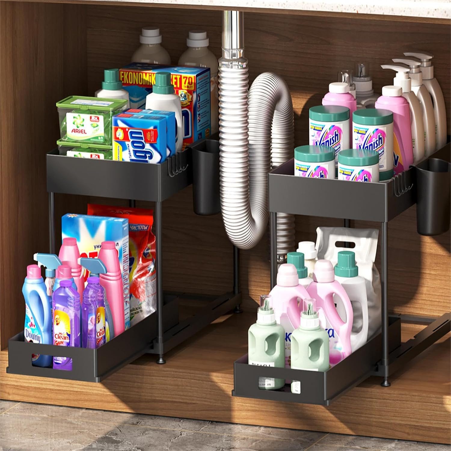 Refined Living Ablageregal Waschbecken Regal, Küchenschrank günstig online kaufen