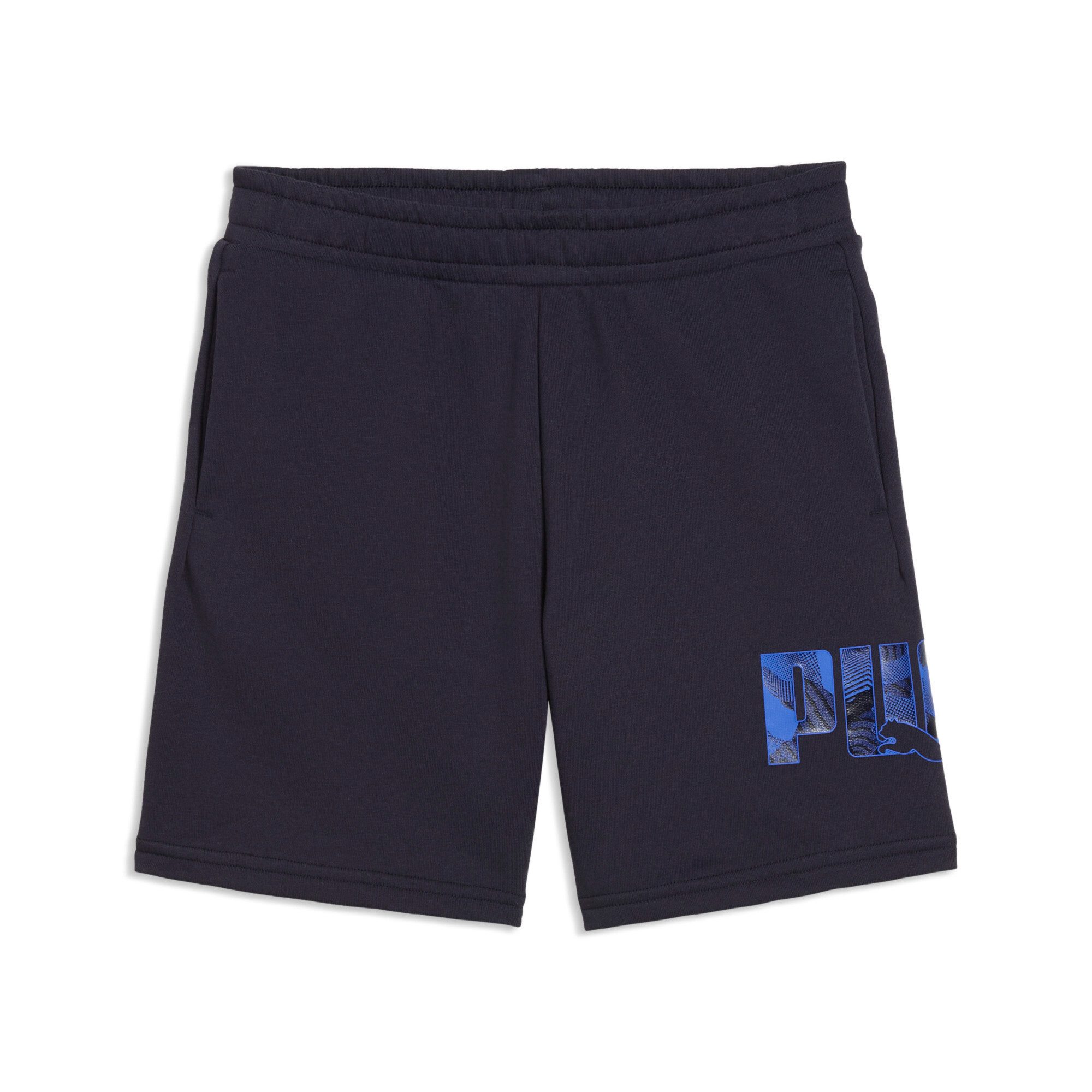 PUMA Trainingsshorts ESS LOGO LAB STORY 2 SHORTS TR B mit Eingrifftaschen, Regular Fit, sportlicher Stil, für Jugendliche