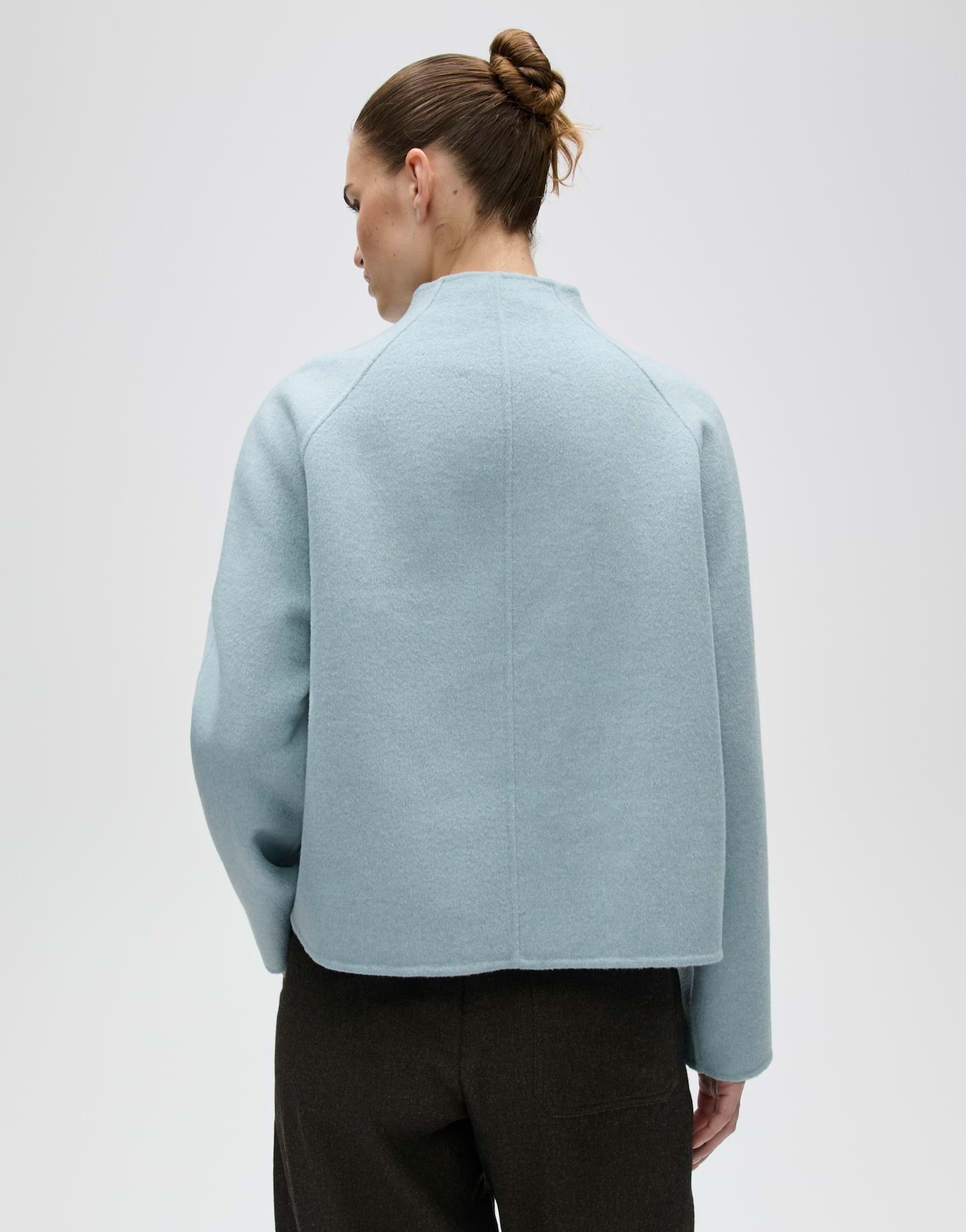 OPUS Wolljacke Helisu aus pflegeleichtem Material Lockere Passform für stilvolle und bequeme Alltagslooks