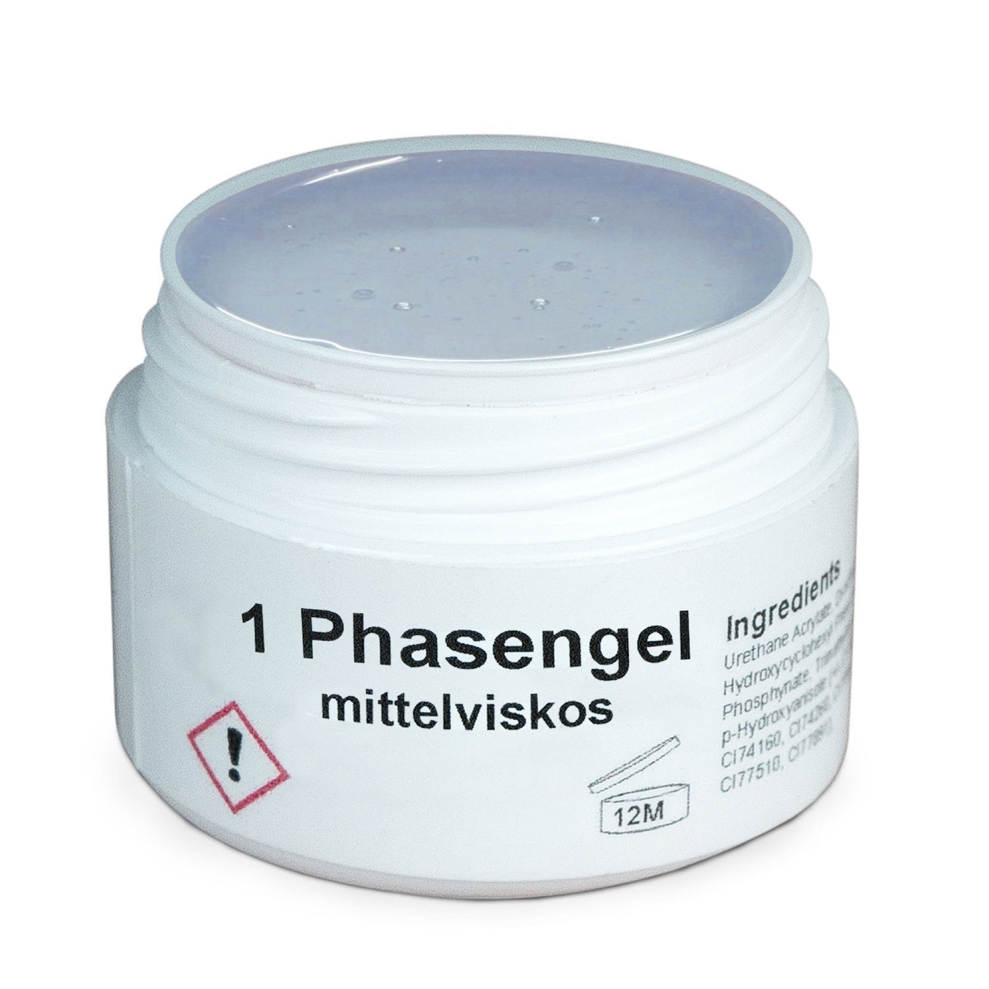 GS-Nails UV-Gel 1-Phasen Gel Mittelviskos 5ml, 3 in 1 Gel für alle Schichten