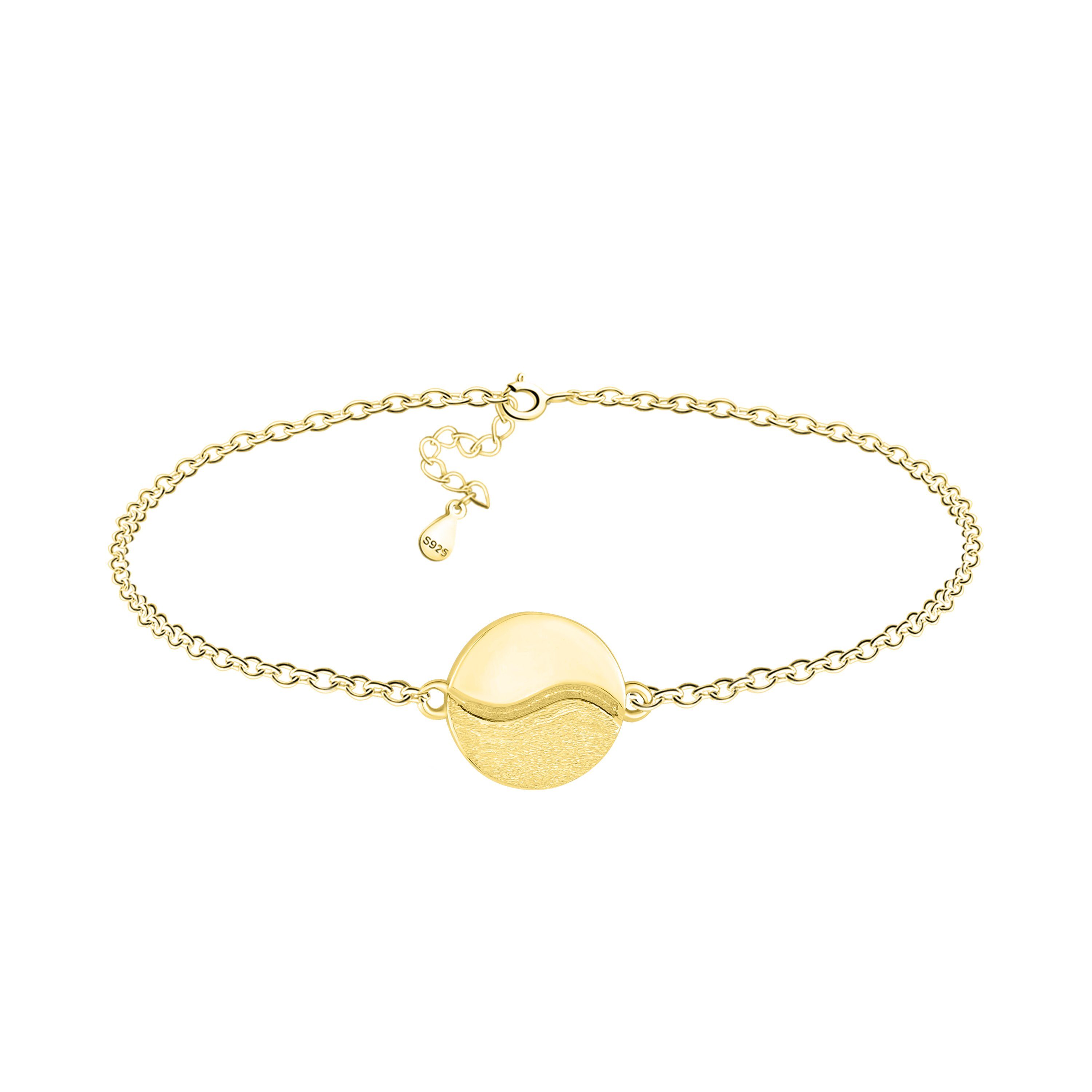 gold 925 (Armband), Ying Armband Damen Sofia Gebürstetes Milani Silber Yang Schmuck