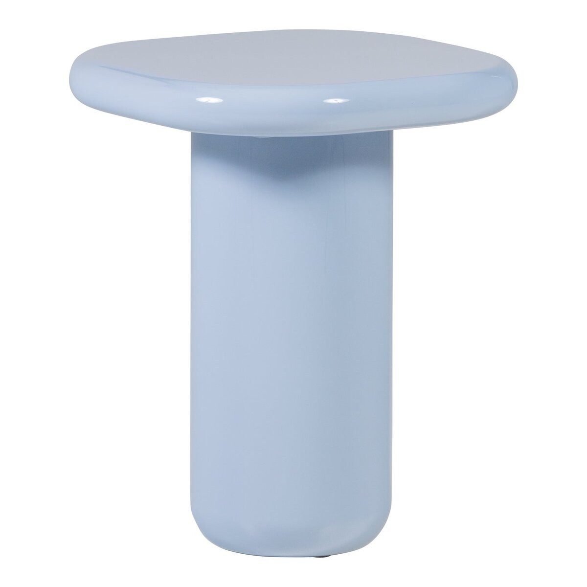 WOOOD Beistelltisch Zava - MDF Hellblau, Minimalistisches Design