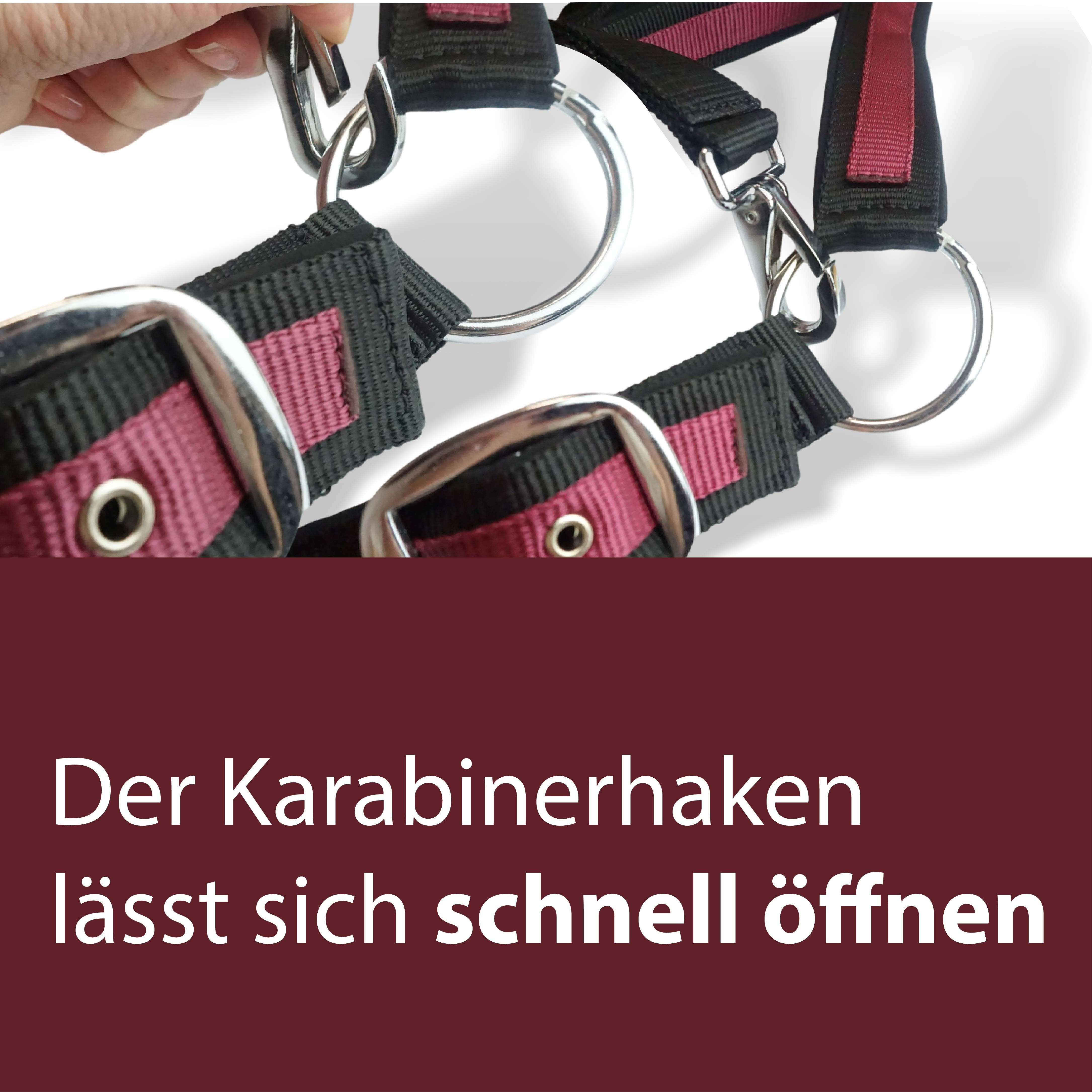 Pferdelinis Halfter Halfter für Pferde Kaltblut, xfull, 2 Fach verstellbar, zweifach verstellbar