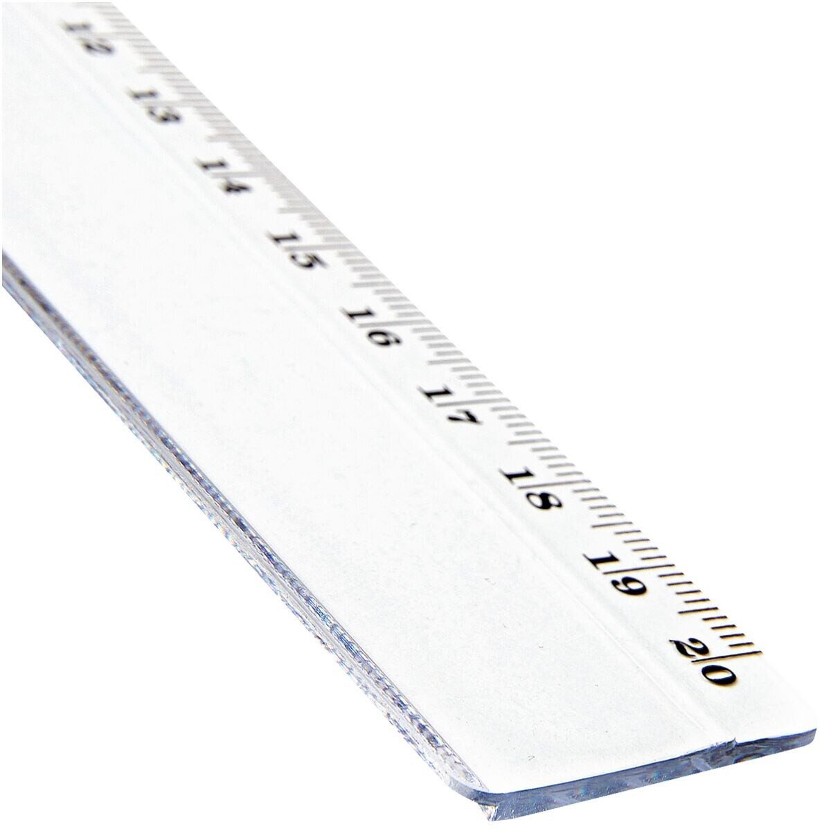 Otto Office Lineal, mit Millimeter-/ Zentimeter-Skala und Tuschekante