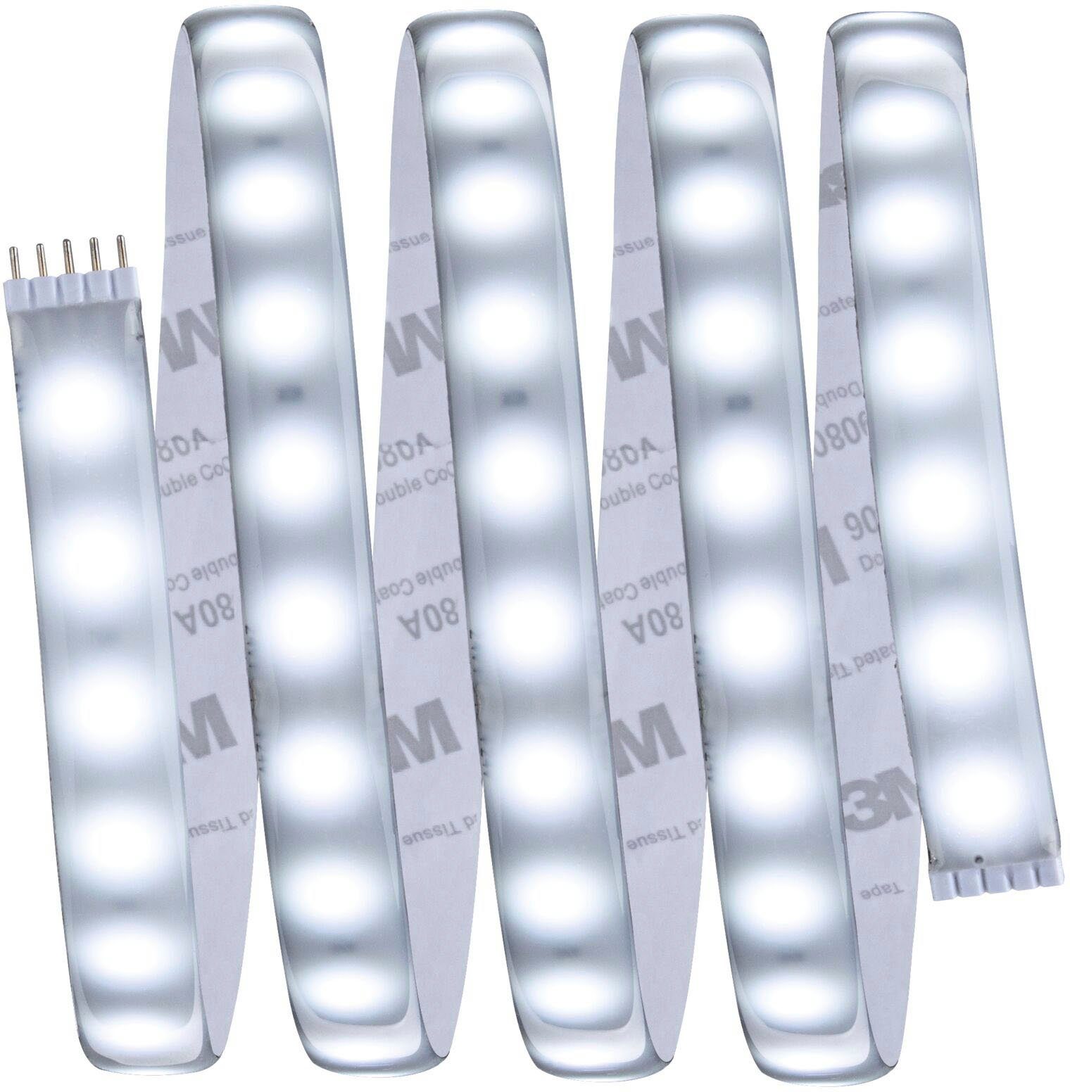 Paulmann LED-Streifen MaxLED 500 Basisset 1,5m Tageslichtweiß IP44 8,5W 825lm beschichtet, 1-flammig