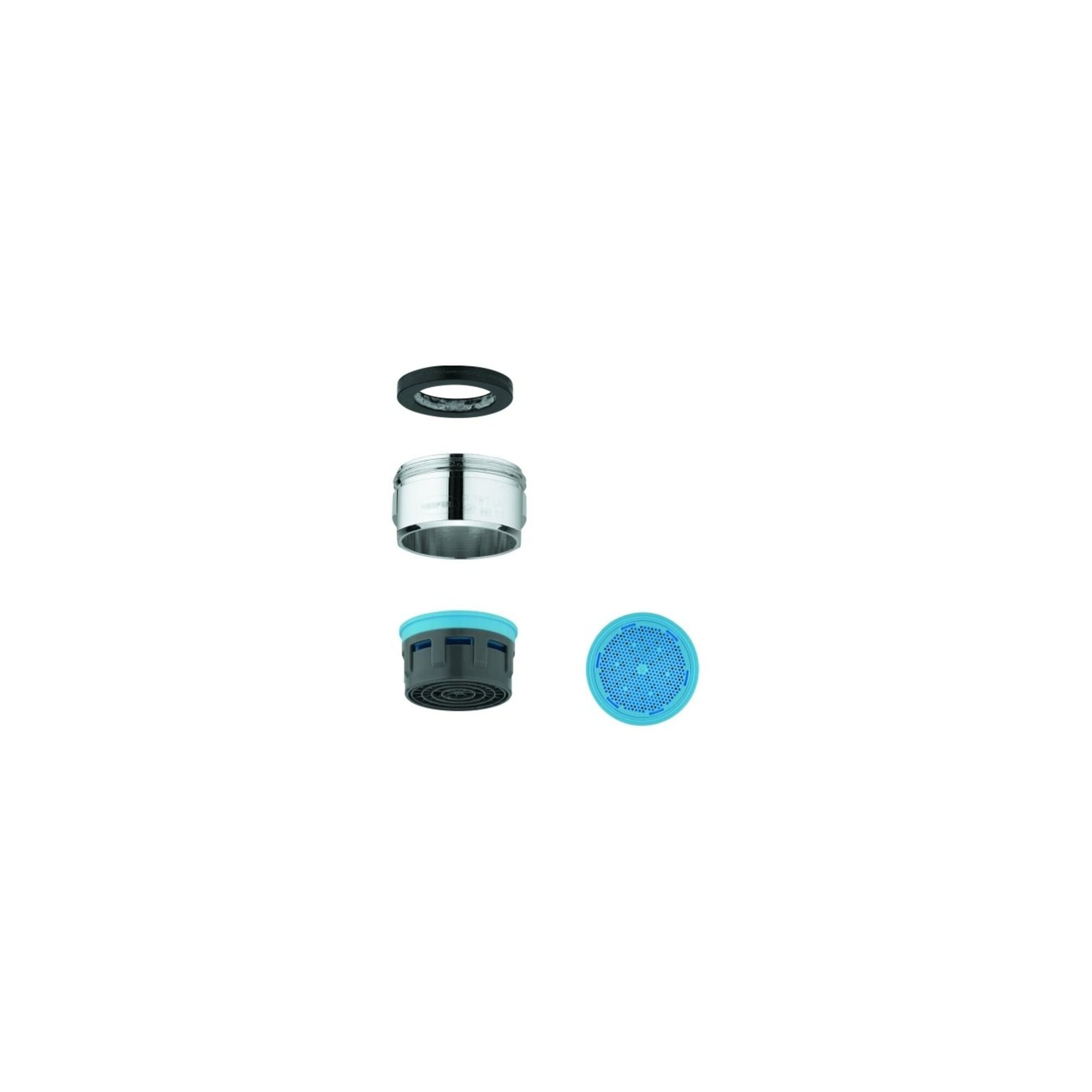 Grohe Armaturen-Befestigungselement Grohe Mousseur 13929 Durchflußklasse A 15l/min bei 3 bar M24x1 chrom