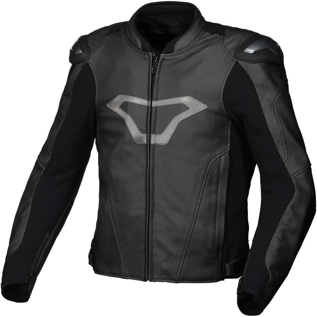 Macna Motorradjacke Aviant Air perforierte Motorrad Lederjacke perforiert,herausnehmbares Innenfutter