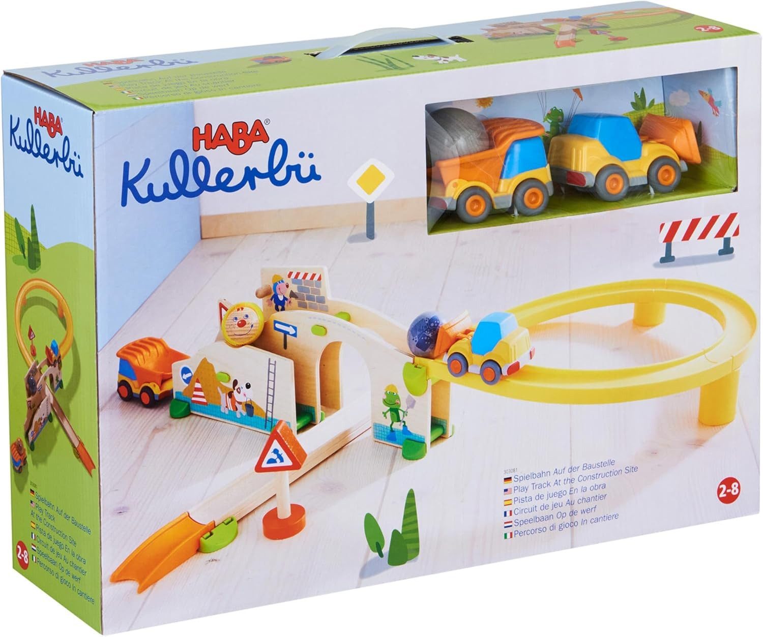 Kugelbahn-Bausatz HABA 303081 Kullerbü – Spielbahn Auf der Baustelle