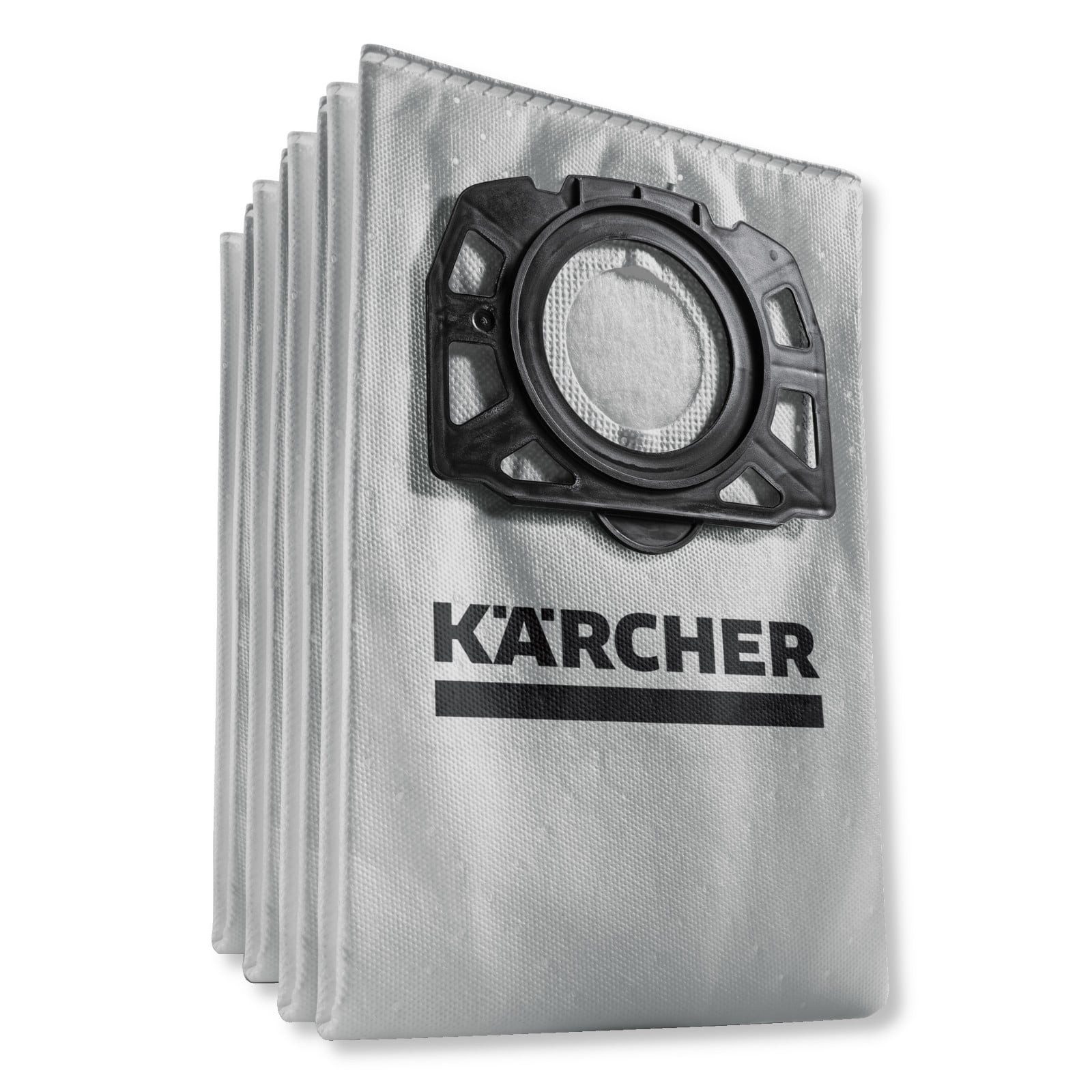 KÄRCHER Staubsaugerbeutel passend für Kärcher WD 6 P S V-30/6/22/T Car, 4er-Pack Staubbeutel, passend für Kärcher, 4 St., Original Kärcher Staubsaugerbeutel