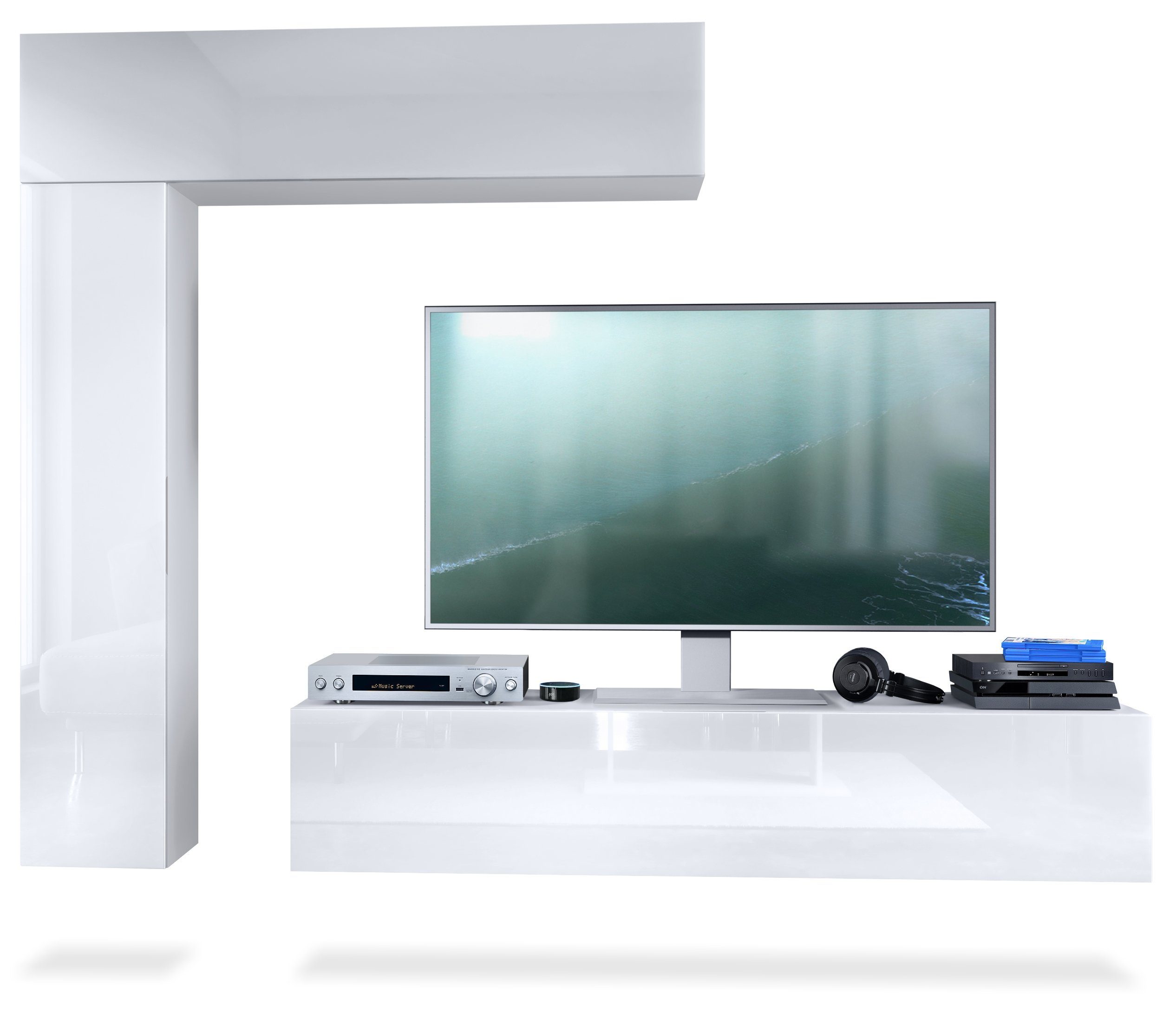 Fronten in Weiß Hochglanz