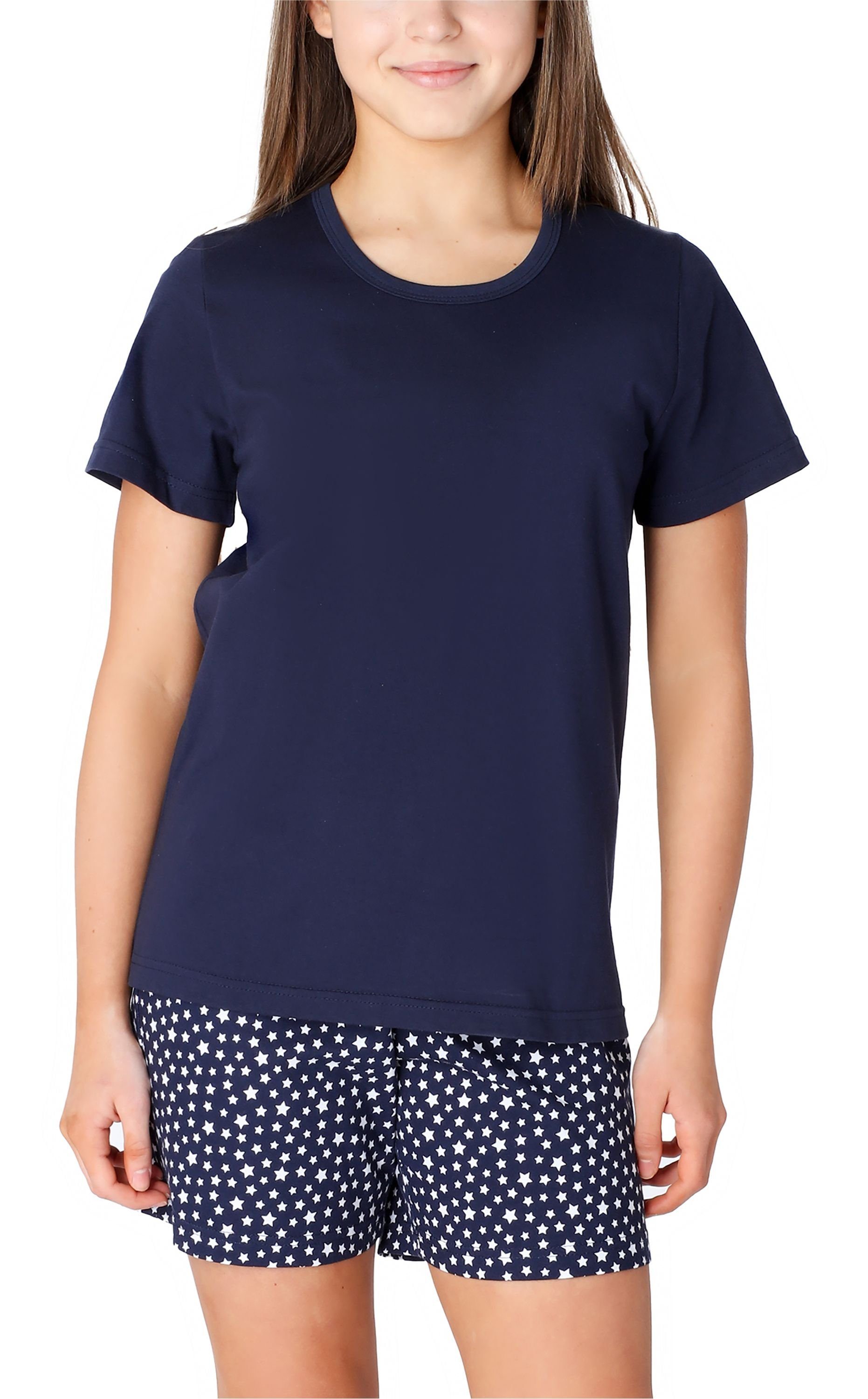 Schlafanzug Mädchen Schlafanzüge Kurz aus Baumwolle Pyjama Set MS10-265