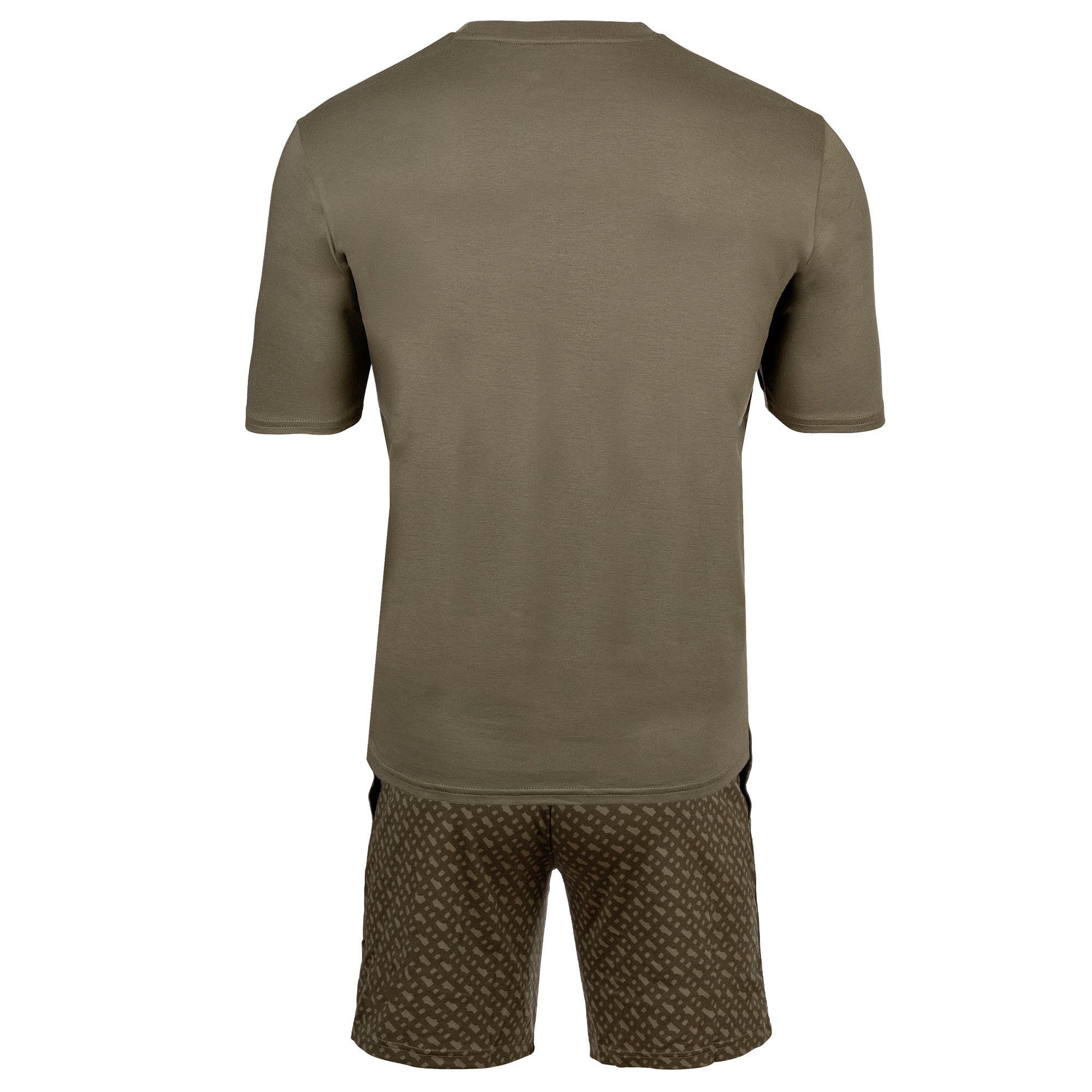 BOSS Pyjama Herren Pyjama Baumwolle Relax Short Set (2 tlg) günstig online kaufen