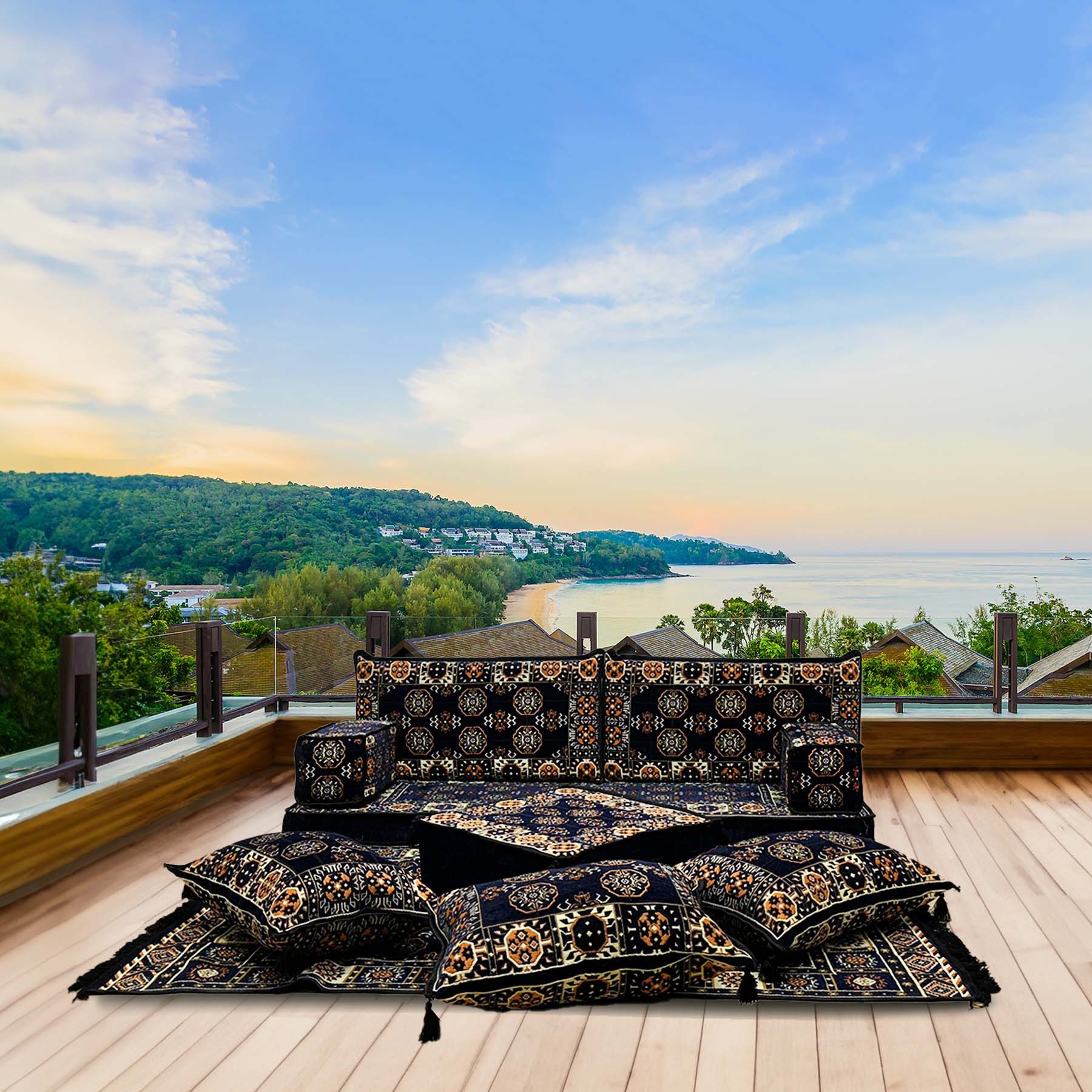 Sofa Sitzkissen, Orientalisches Sofa, Arabisches Bodensofa