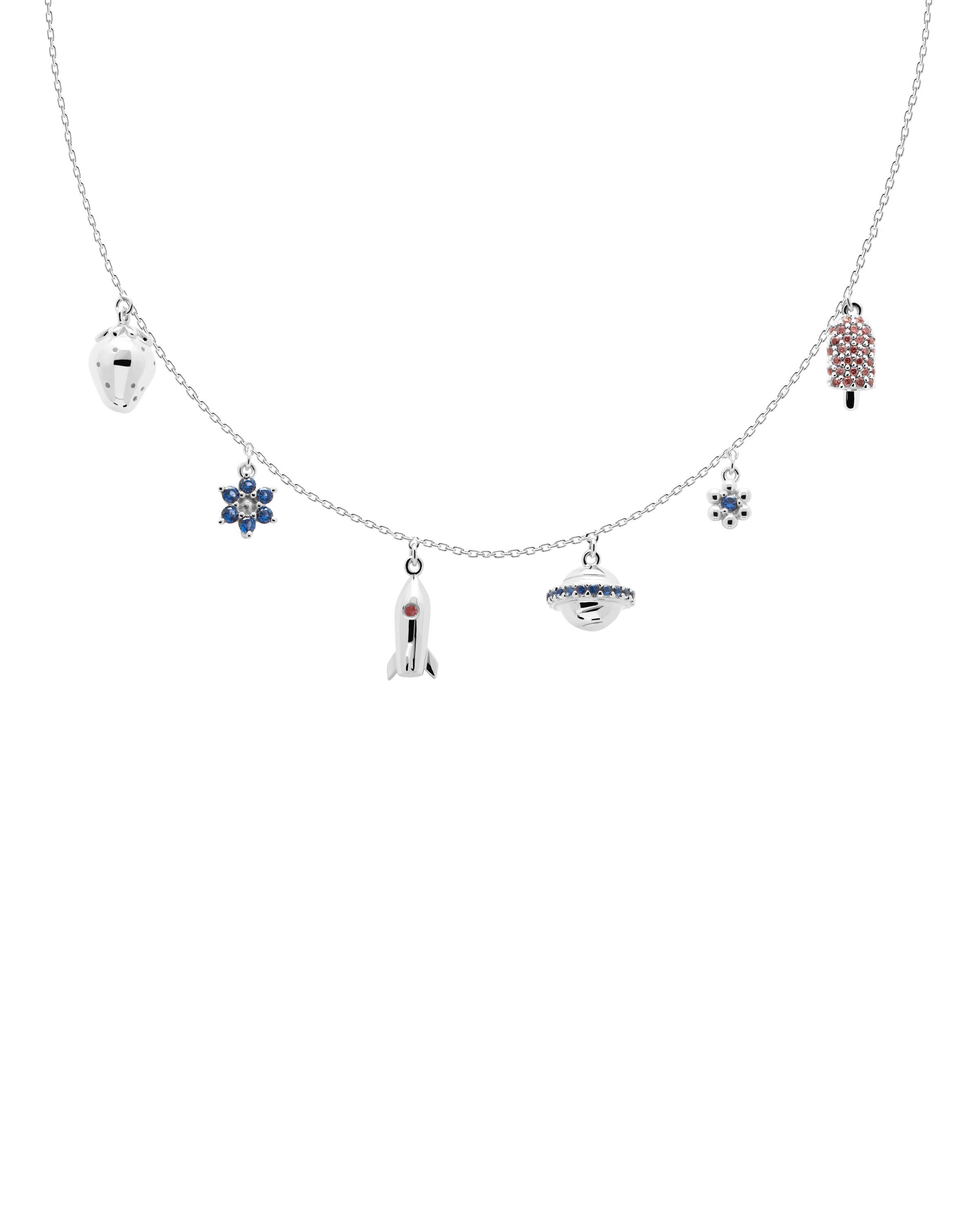 P D Paola Kette mit Anhänger Halskette 925er Sterlingsilber