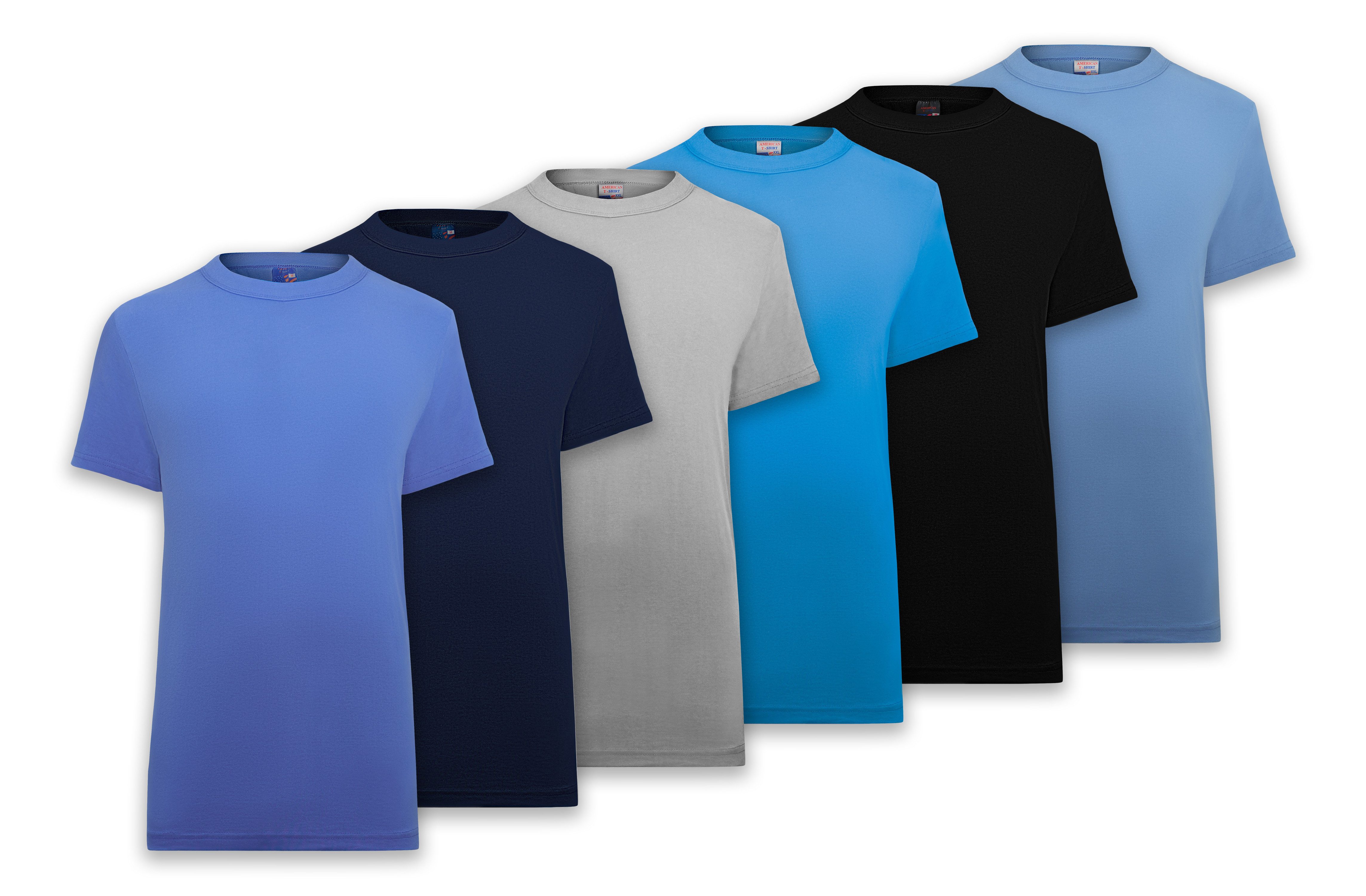 The Bakis T-Shirt bunte American T-shirts, 2er und 4er-Sparsets (4-tlg) günstig online kaufen
