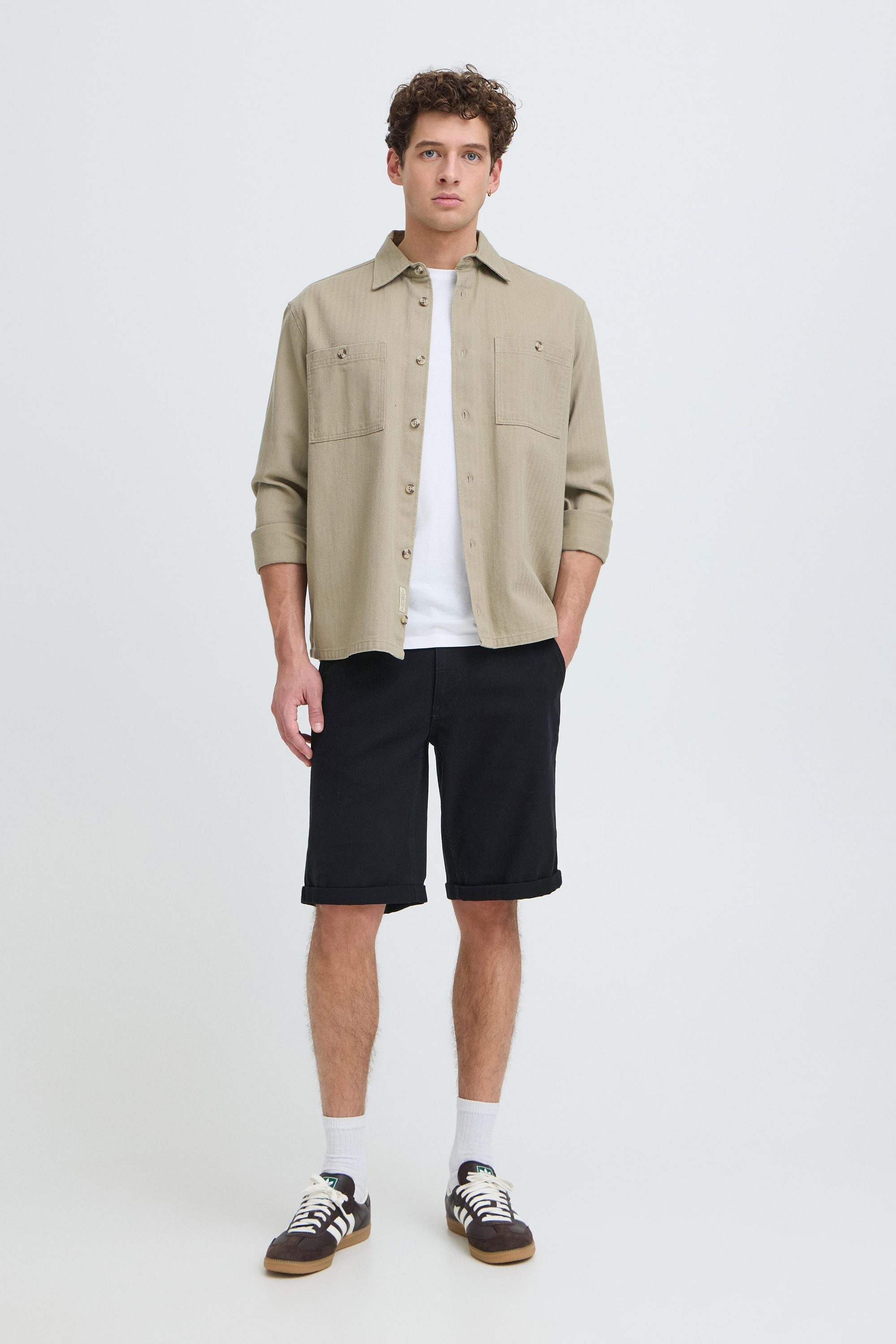 Blend Chinoshorts BHStino Basic Chinoshorts mit gekrempeltem Bein – Bild 3 von 5