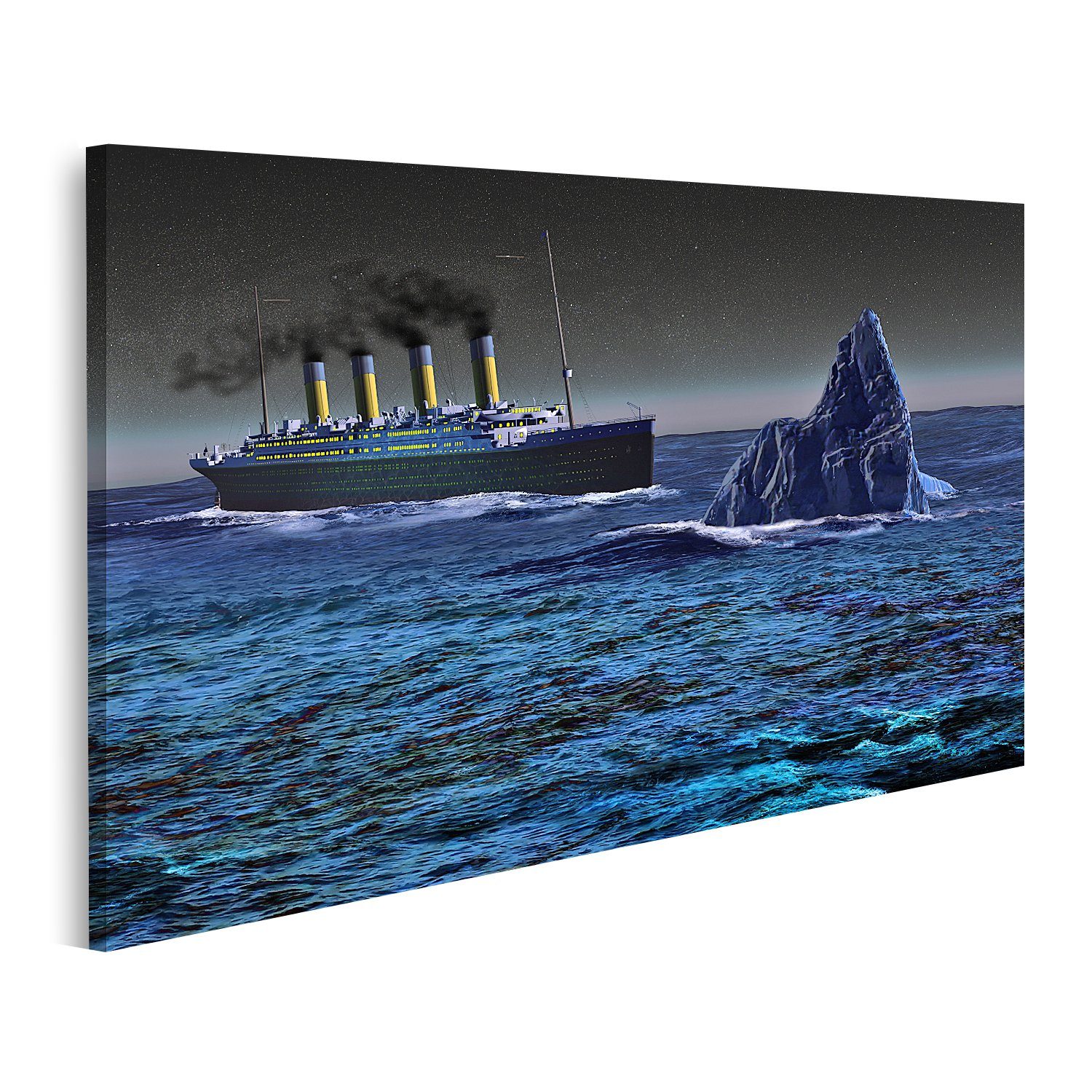 Leinwandbild Bild auf Leinwand Titanic Wandbild Poster Kunstdruck Bilder