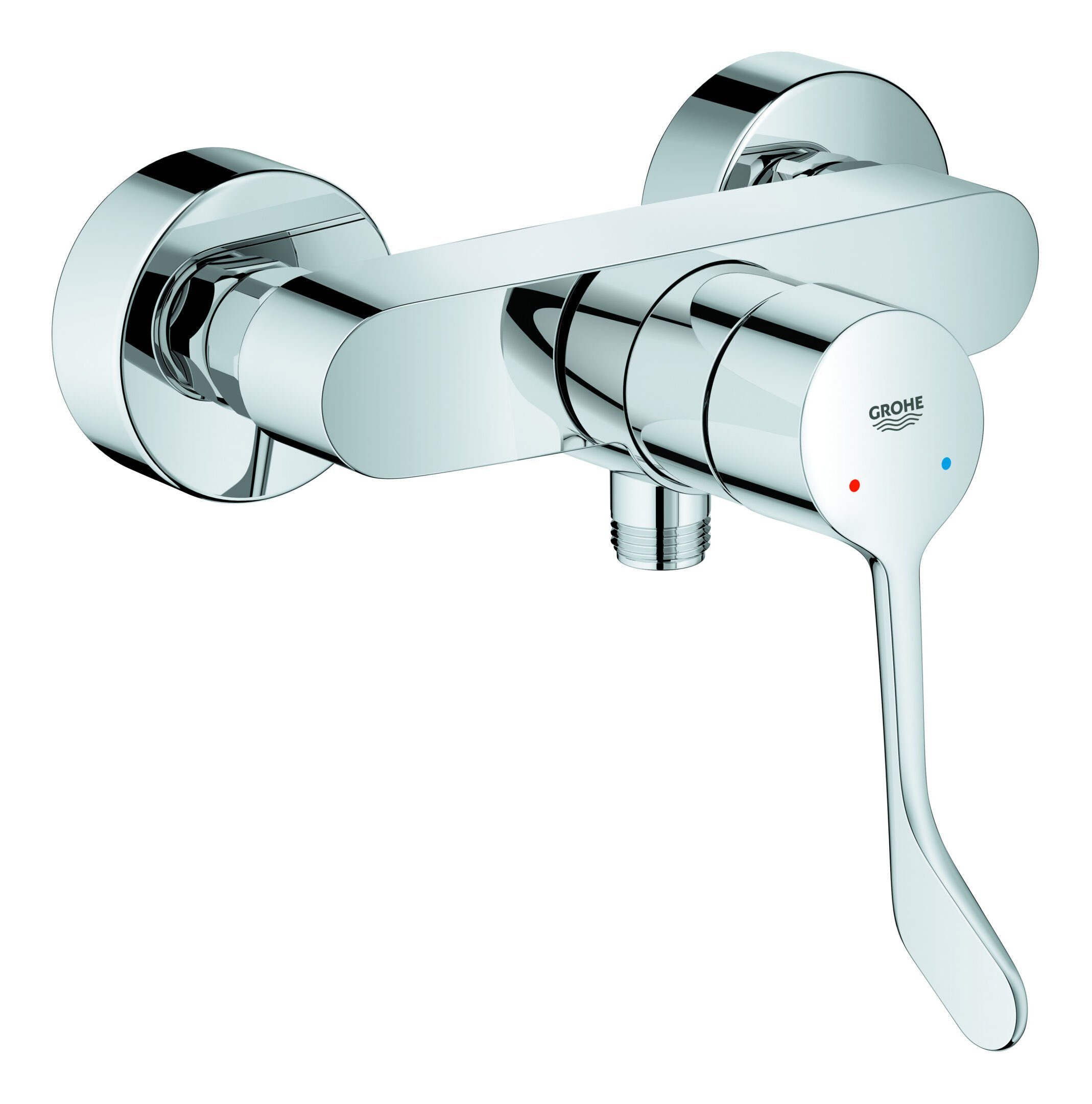 Grohe Duscharmatur Eurosmart Einhand-Brausebatterie langer Metall ...