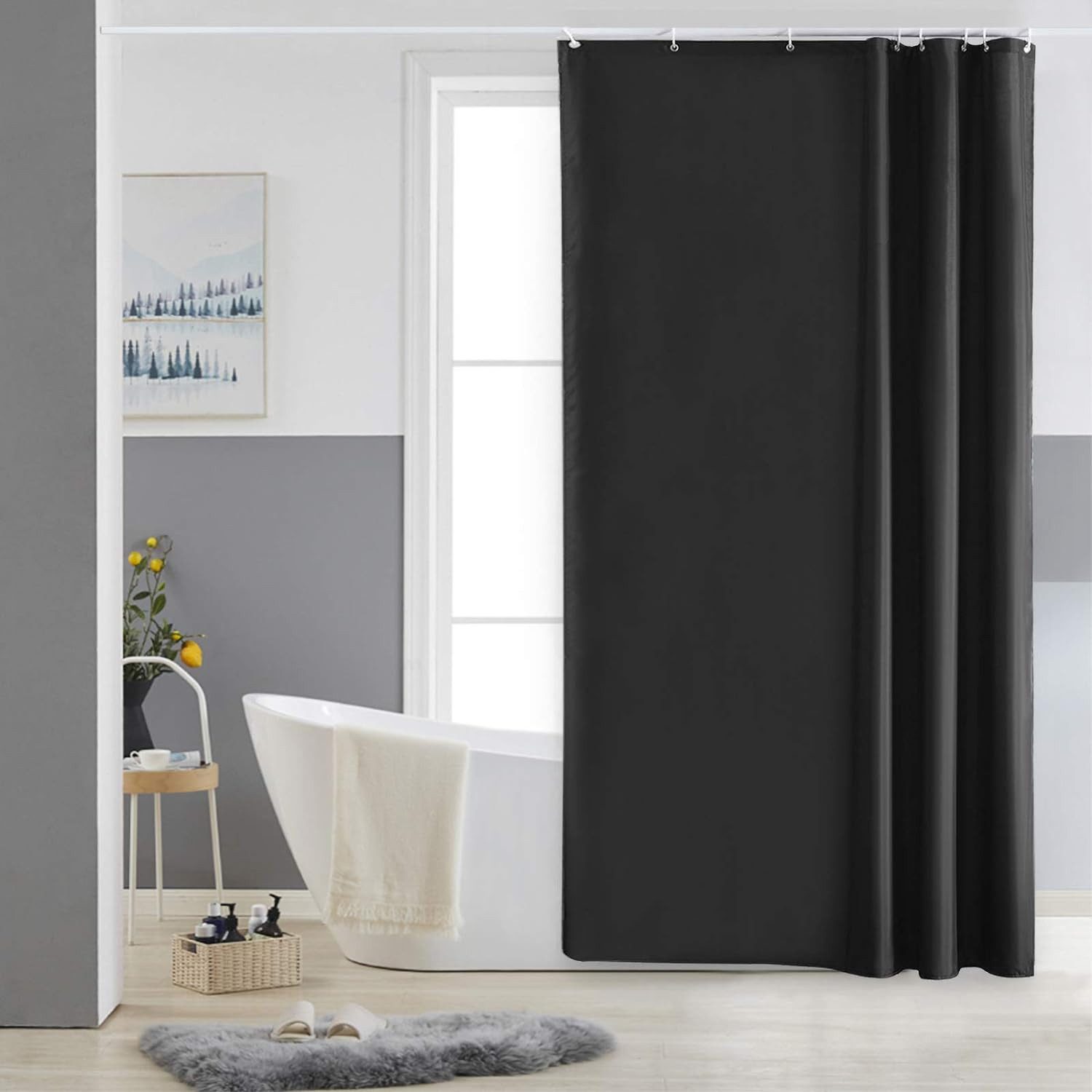 OKWISH Duschvorhang Badezimmer Vorhang Badewannenvorhang Dusche günstig online kaufen