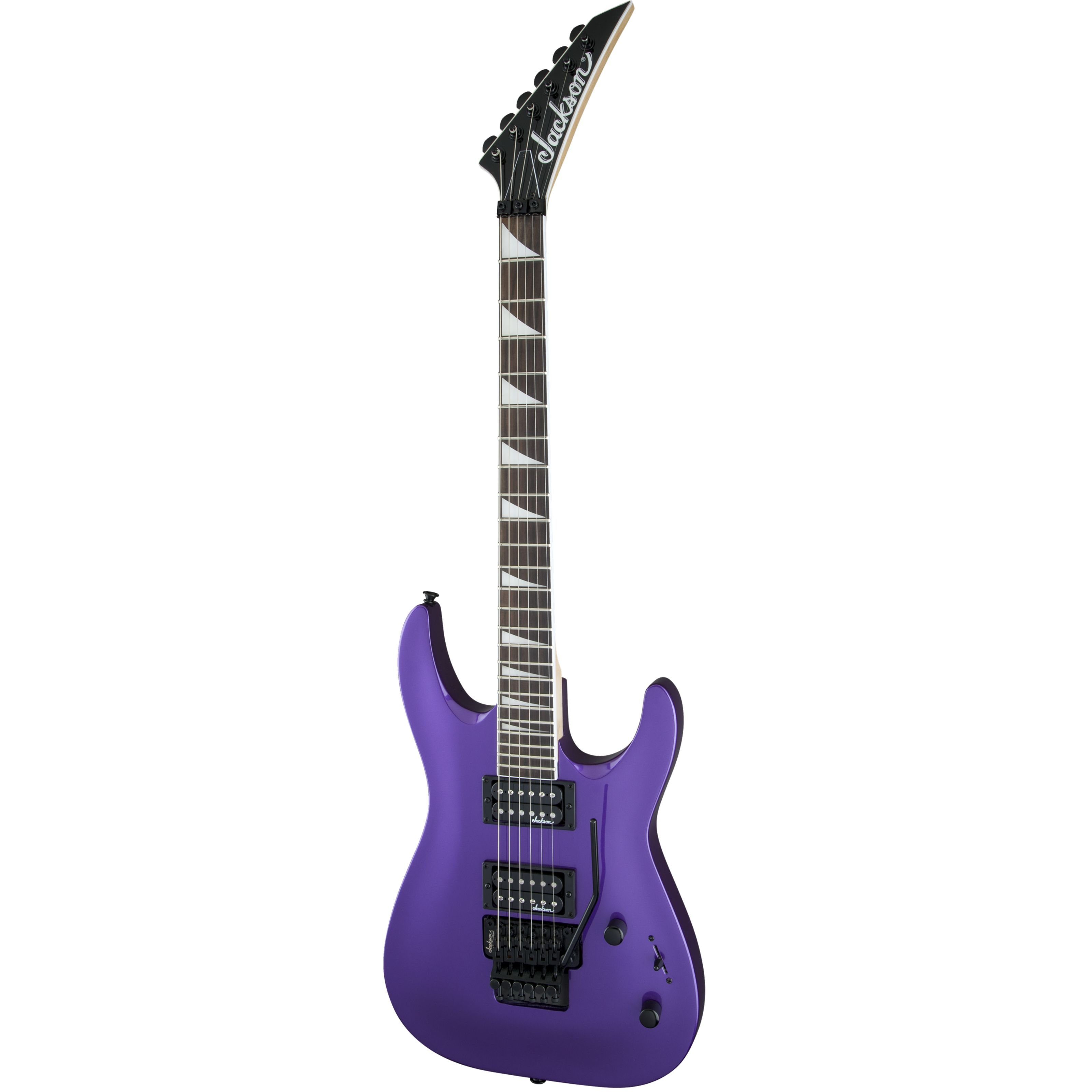 JS32 Spielzeug-Musikinstrument, DKA - Purple Pavo E-Gitarre Dinky Jackson