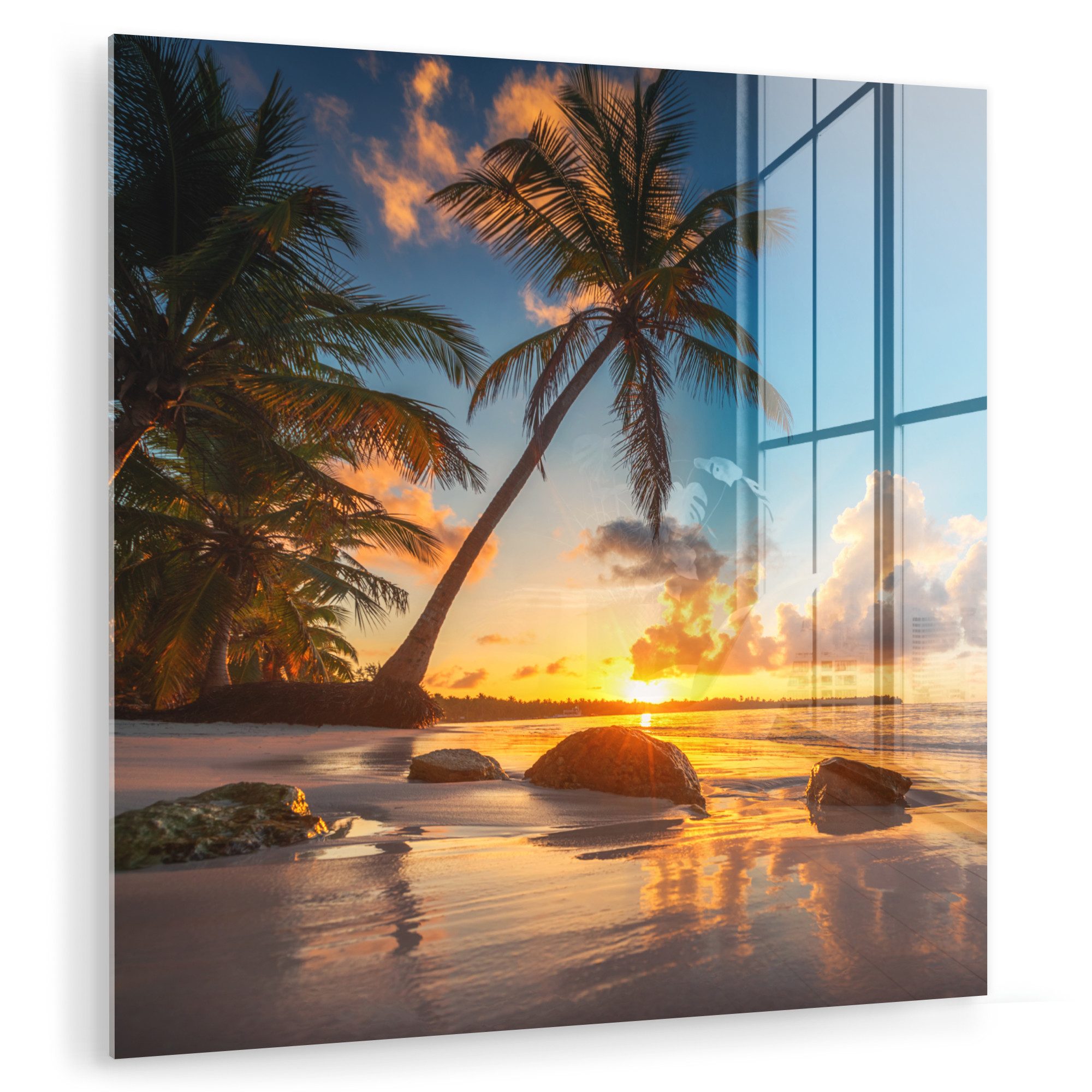 MuchoWow Acrylglasbild Strand - Meer - günstig online kaufen