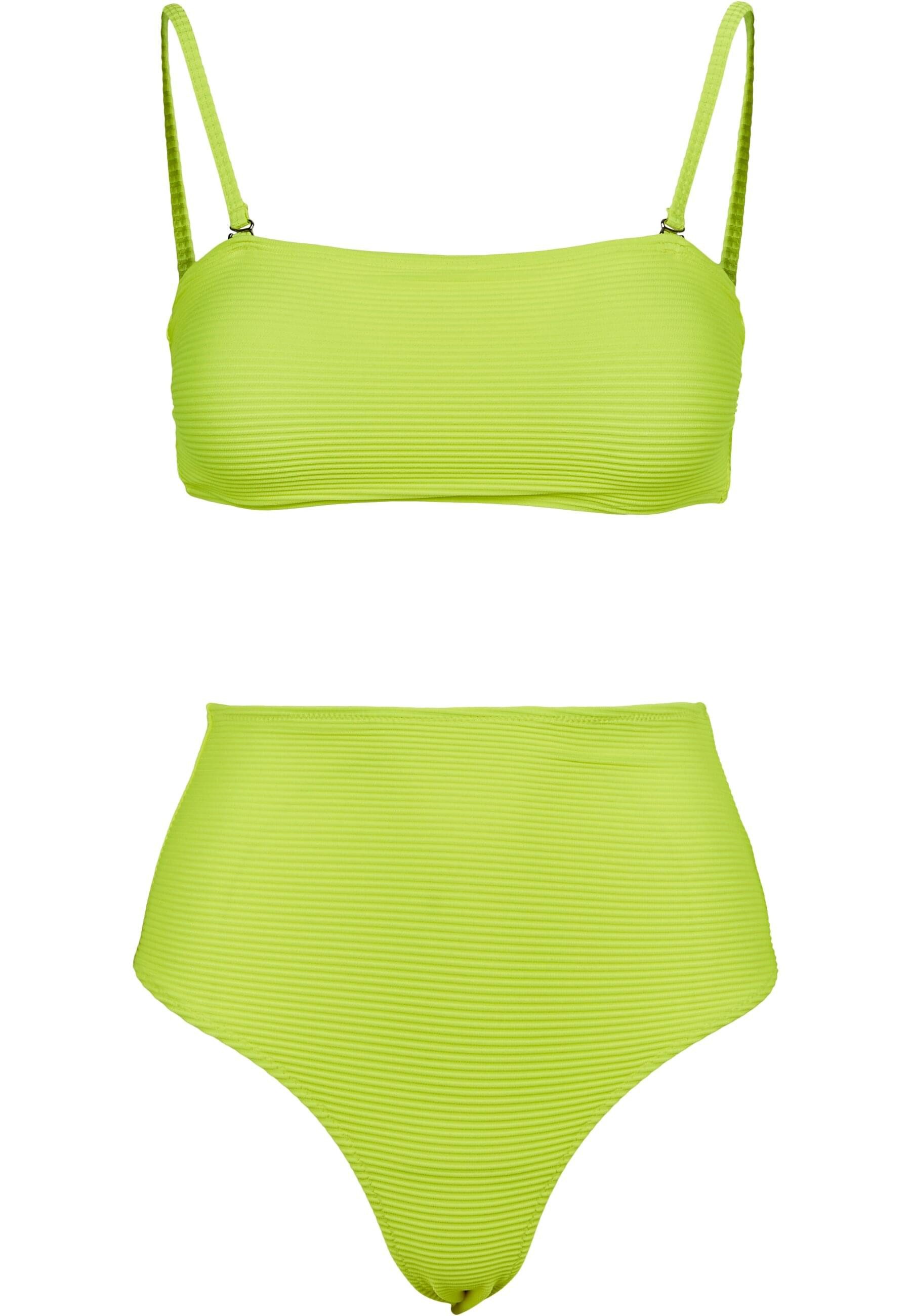 Triangel-Bikini Urban Classics Damen Ladies High Waist Bandeau Bikini