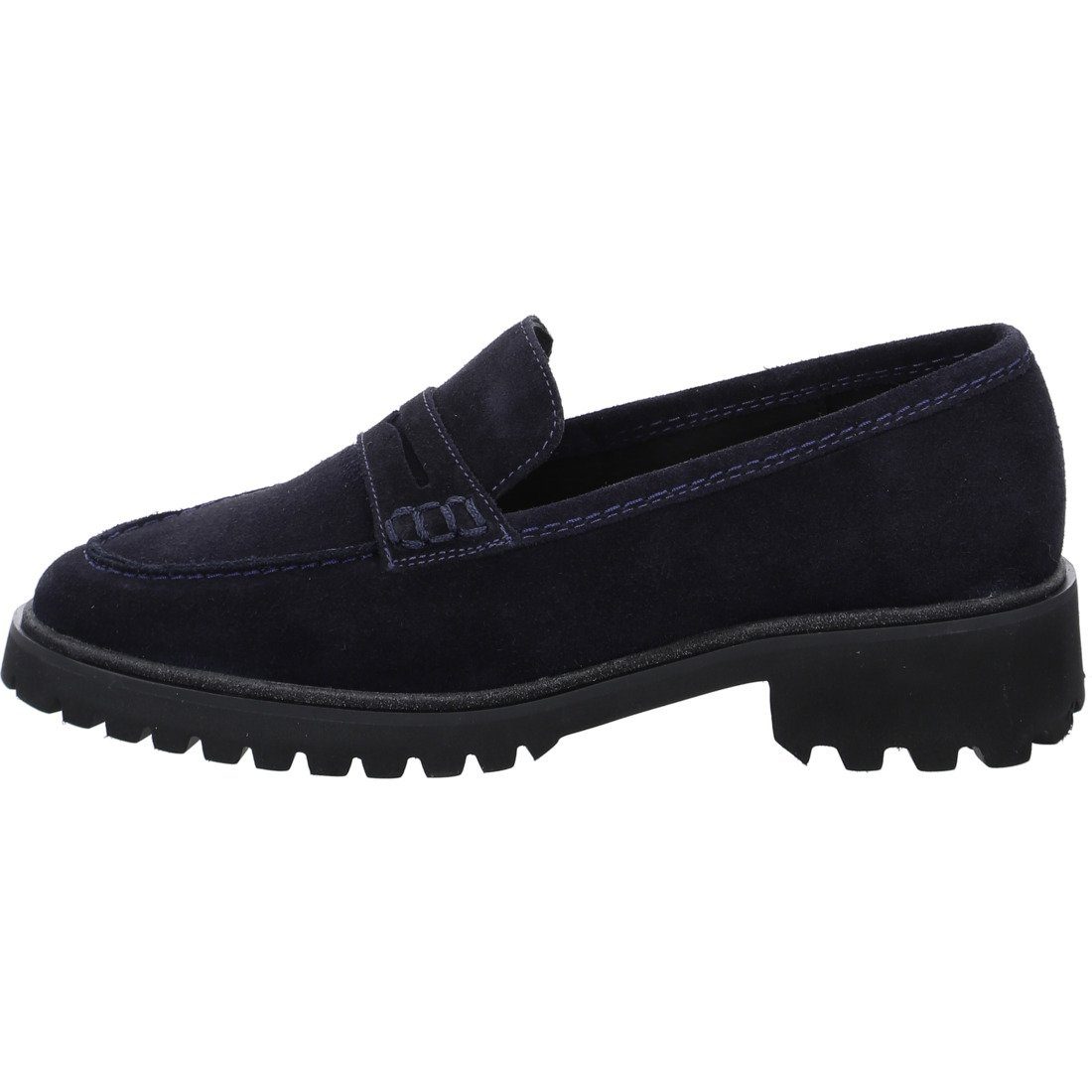 046808 - Ara Kent Slipper Damen Lackleder Ara Slipper blau Schuhe,