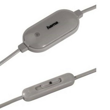 Hama Sport 2,5mm Headset Kopfhörer Nacken-Bügel Smartphone-Headset (Universal, Mikrofon, Lautstärkenregler, etc, Kein, gummierte Ohrpads Größen (S, M, L), Lautstärkeregler, Noise-Cancelling)