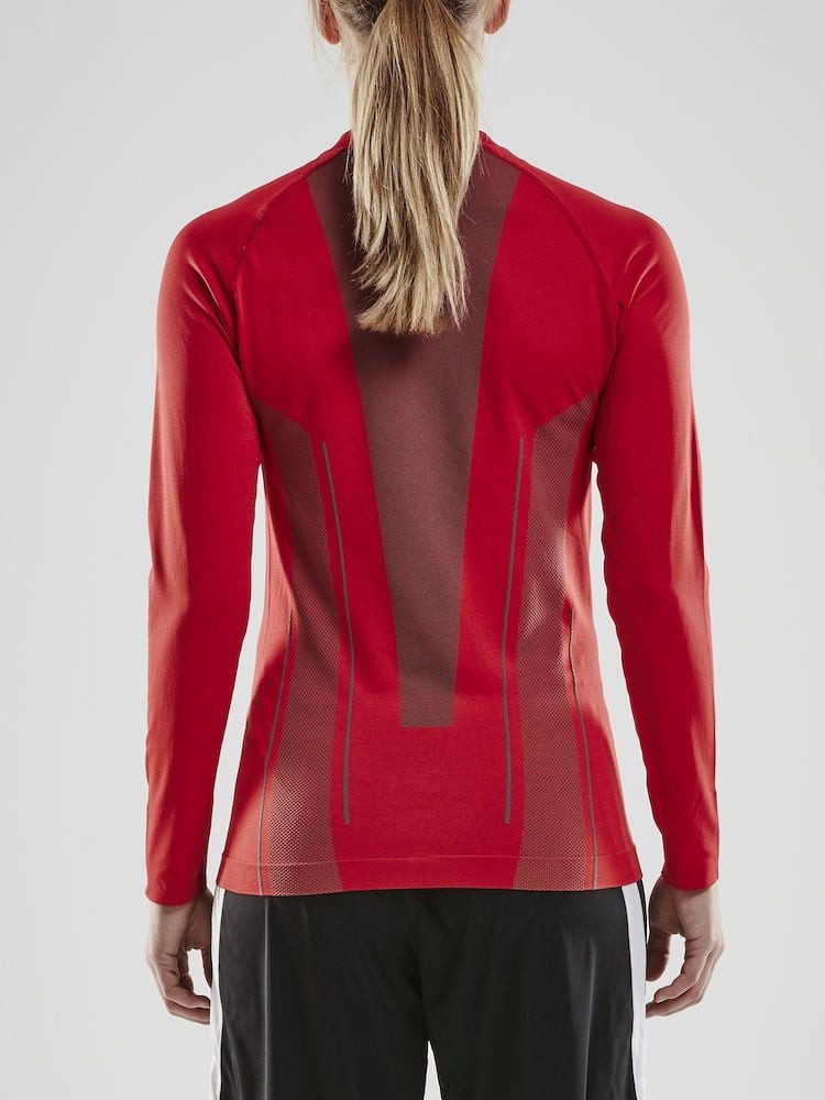 Craft Langarmshirt Pro Control Seamless (nahtlos) Unterwäsche rot Damen