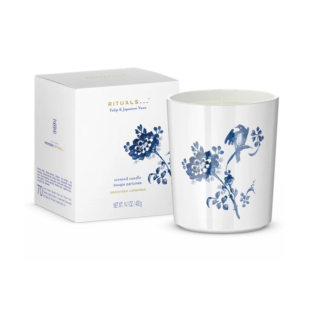 Rituals Duftkerze Rituals Amsterdam Collection Duftkerze Amsterdam Collection., Luxuriöse Porzellan-Duftkerze mit langer Brenndauer
