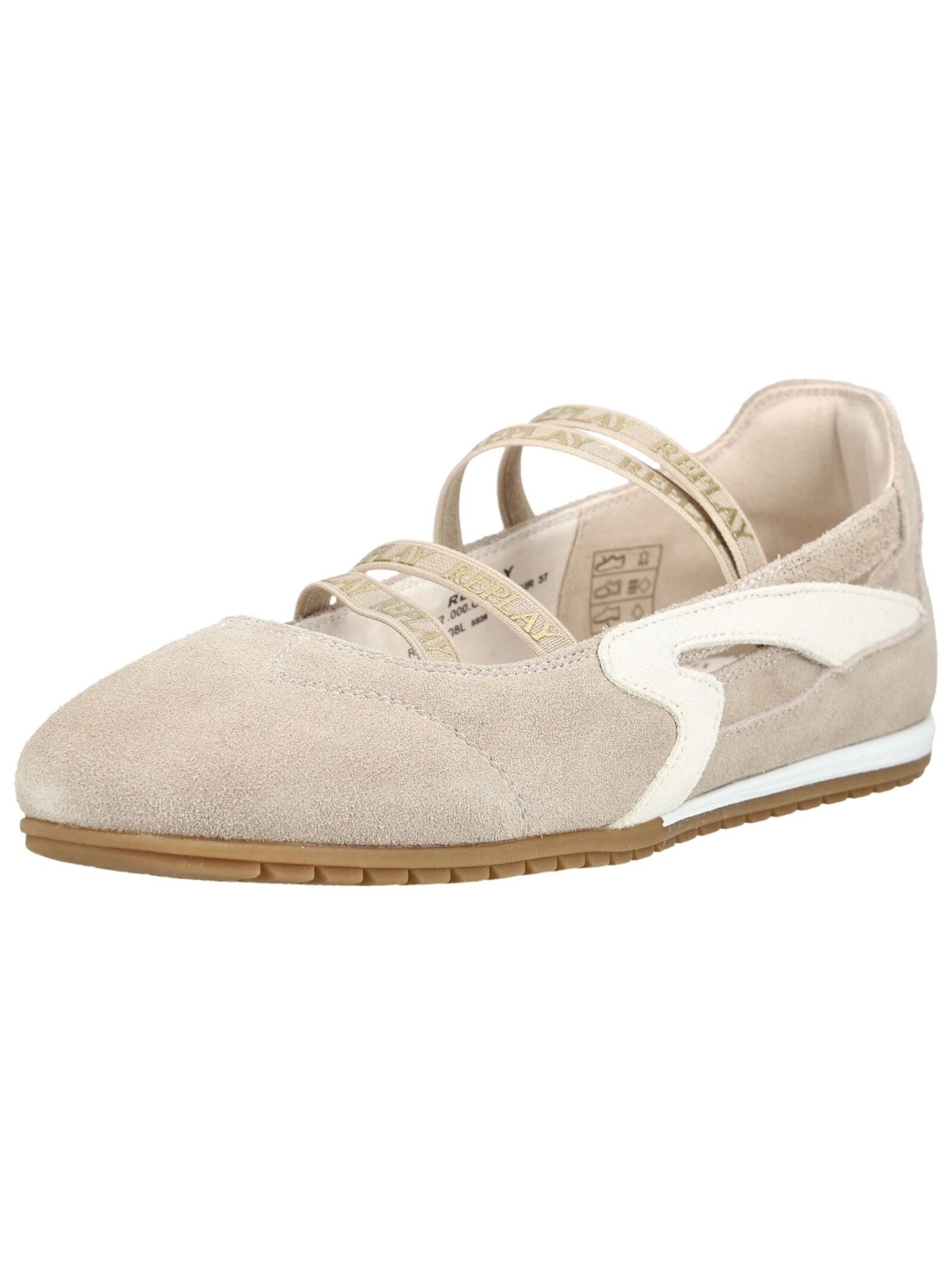 Replay Replay Ballerinas Leder Riemchenballerina