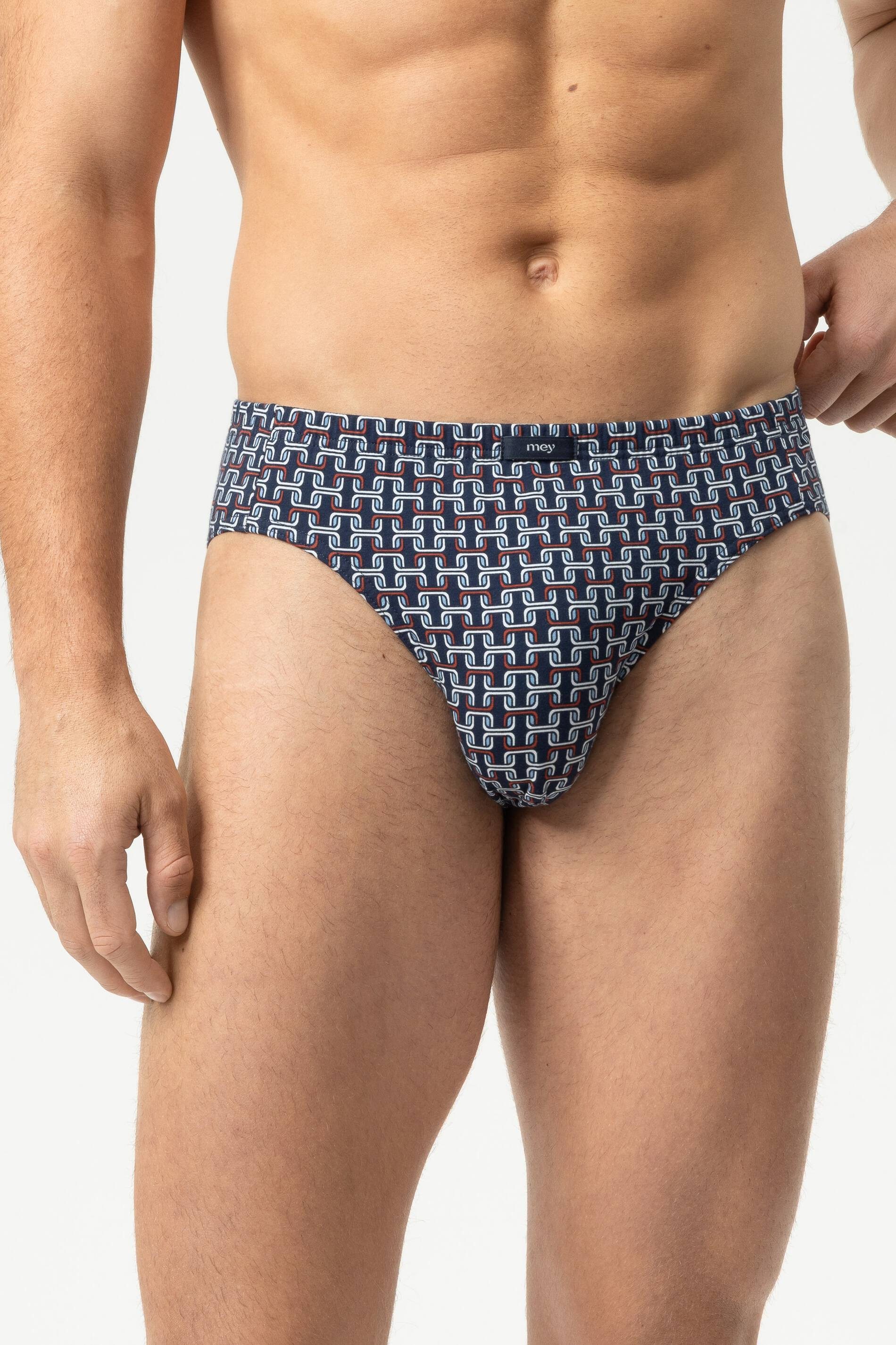 Mey Jazz-Pants Slips Mey Jazz-Pants Serie Common Geo mit Print (1-St., 1er-Pack) Klassischer Slip, Gemustert, Atmungsaktiv, Baumwoll-Mix