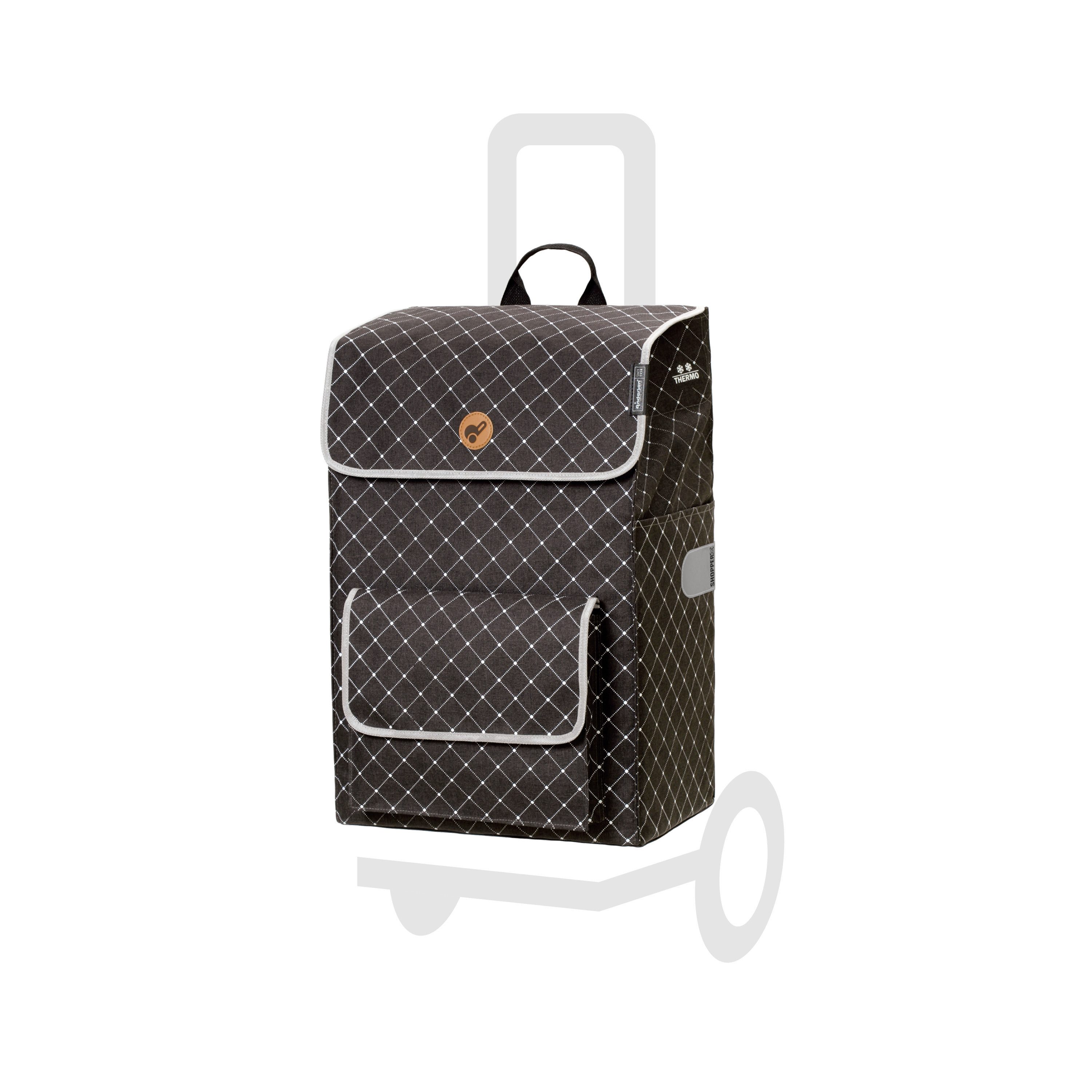 Andersen Einkaufstrolley Tasche Tamo anthrazit, wasserabweisend