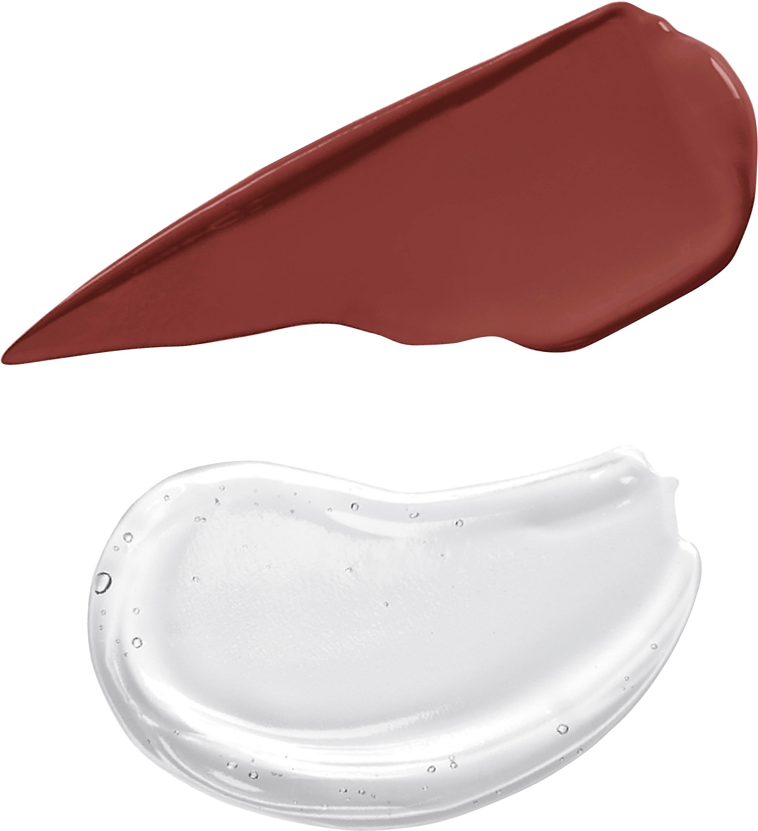 NYX Lippenstift Professional SHLP06 Pusher Makeup Shine Auftrag präziser brown Pigment mit High Lip geformtem Applikator Loud Shine