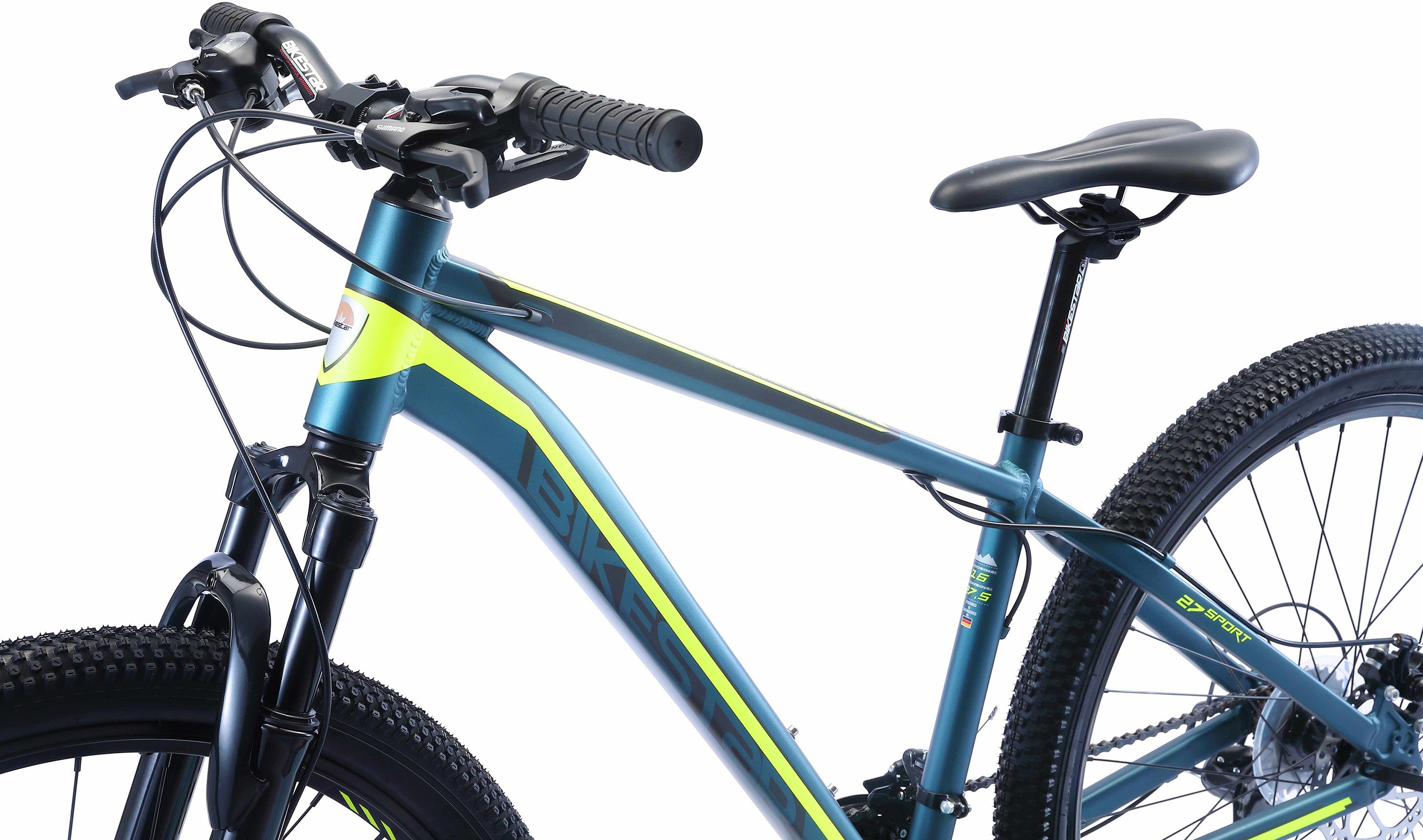 Bikestar Mountainbike, 21 Kettenschaltung Schaltwerk, Shimano Gang RD-TY300