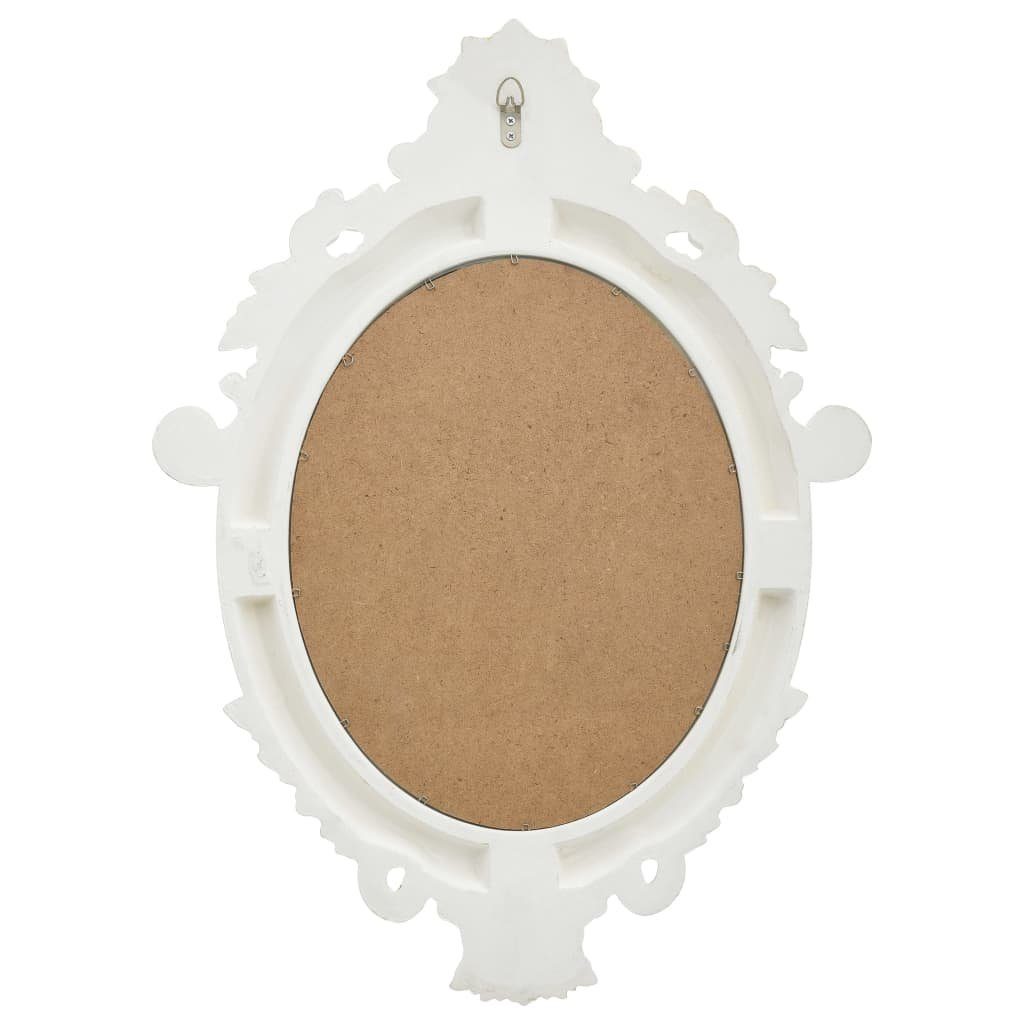 Weiß Weiß cm Spiegel (1-St) vidaXL im Wandspiegel 56x76 Schloss-Stil Weiß |