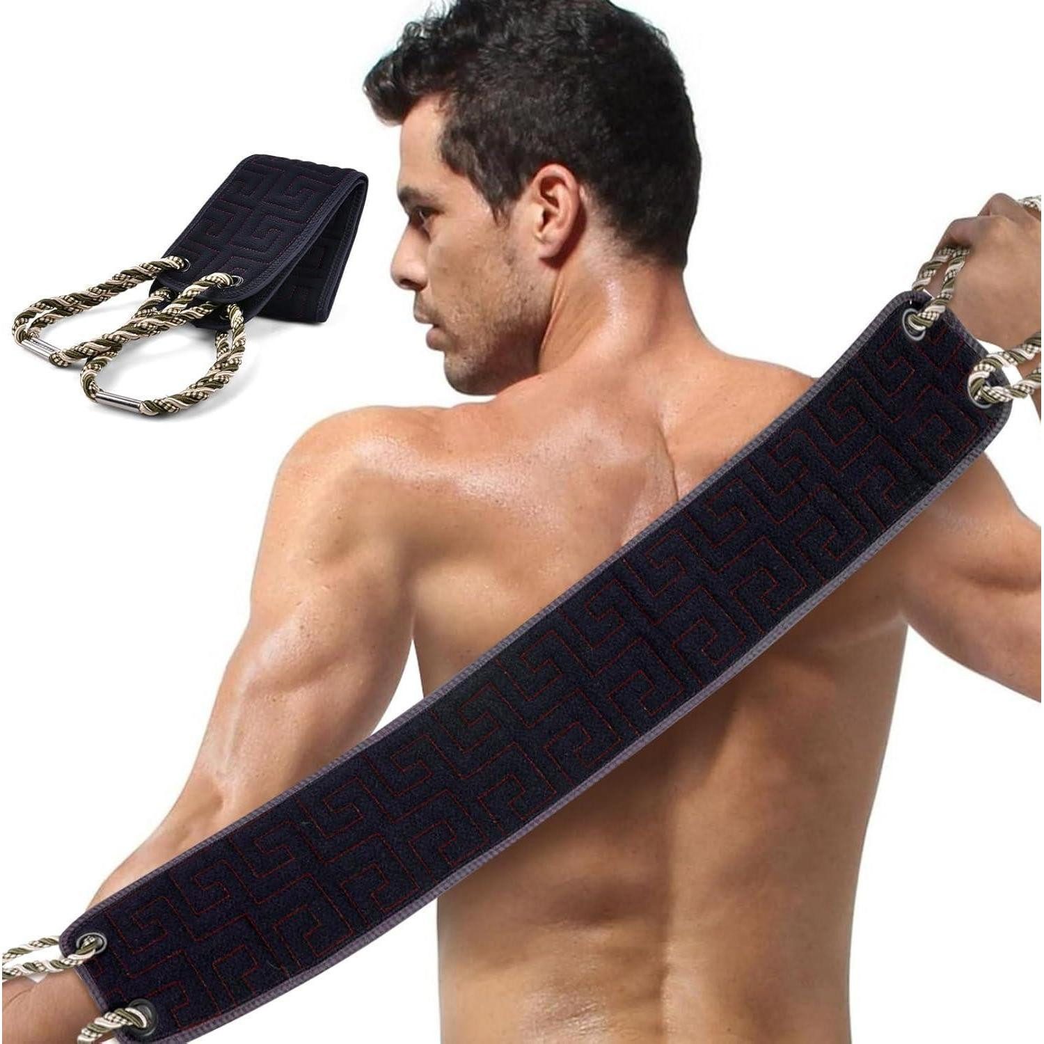 LuxusKollektion Waschlappen Rückenschrubber Peeling Dusch-Waschlappen Navyblau