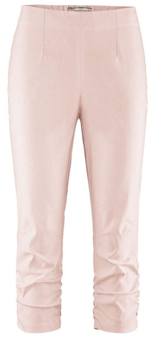Stehmann Caprihose Maria-530-14060 elastischer Bund, seitliche Raffung am Bein, ohne Verschluss
