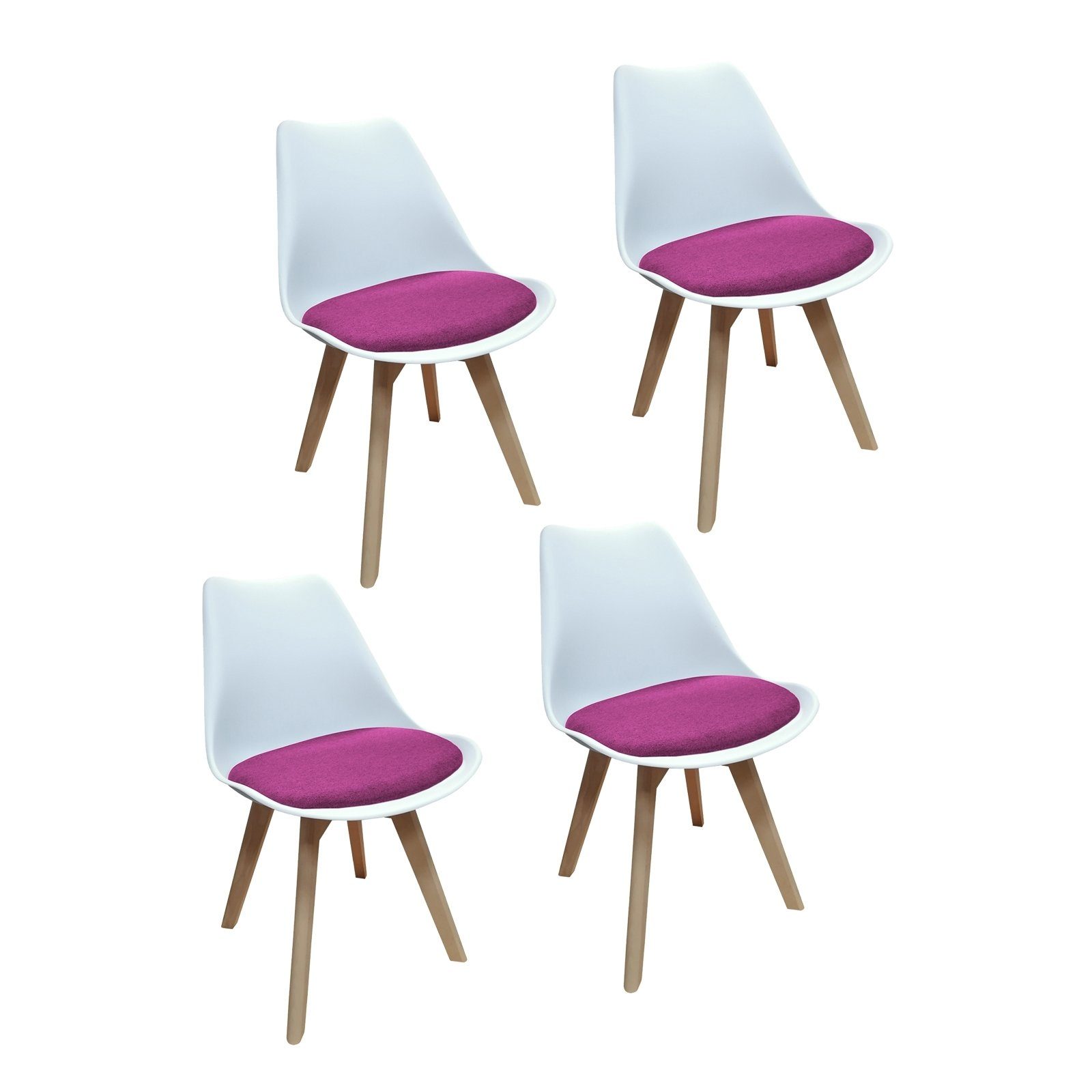 HTI-Living Esszimmerstuhl Stuhl Atlanta Webstoff 4er-Set günstig online kaufen