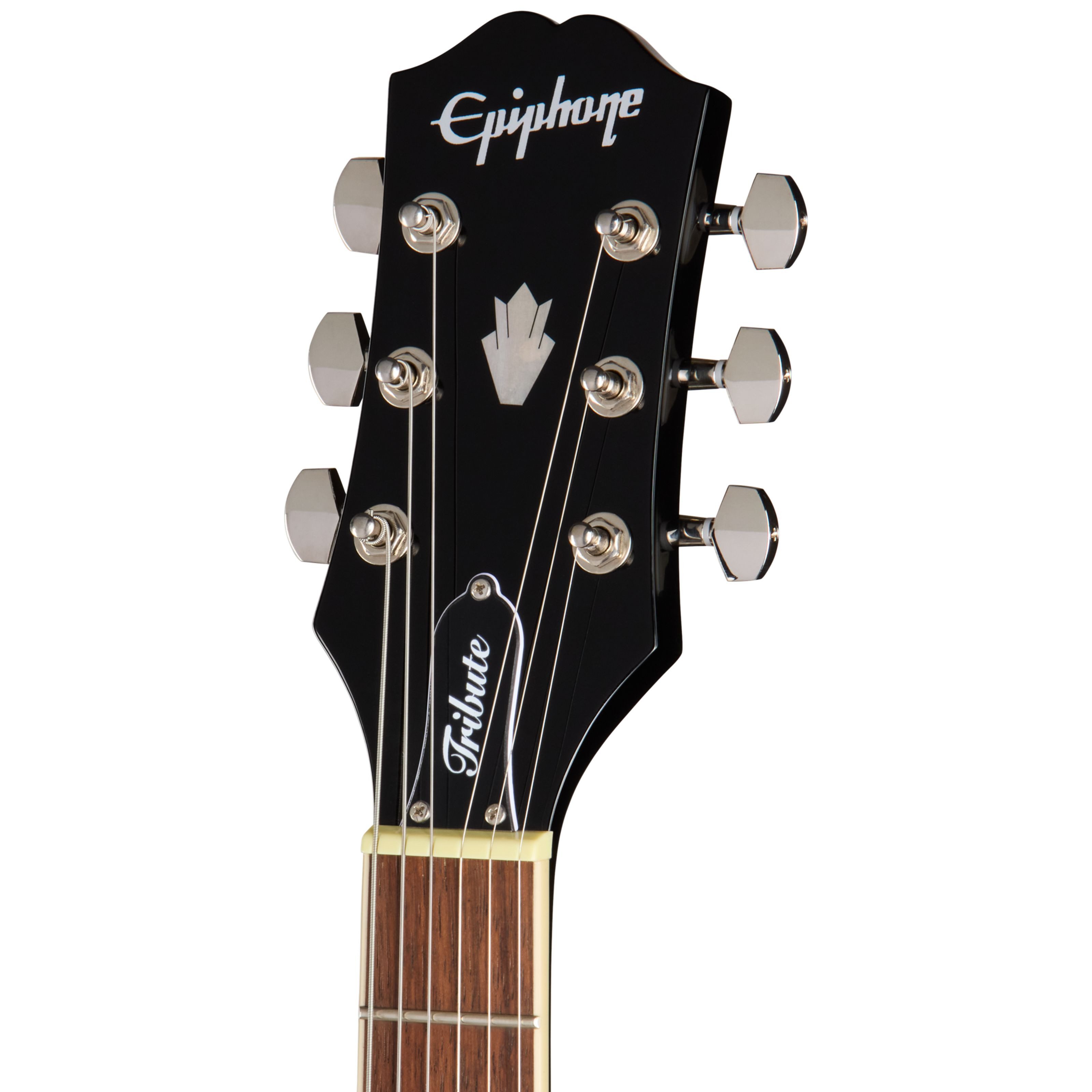 Epiphone E-Gitarre, E-Gitarren, Double Cut Modelle, SG Tribute Plus Ebony Burst - Double Cut Modelle