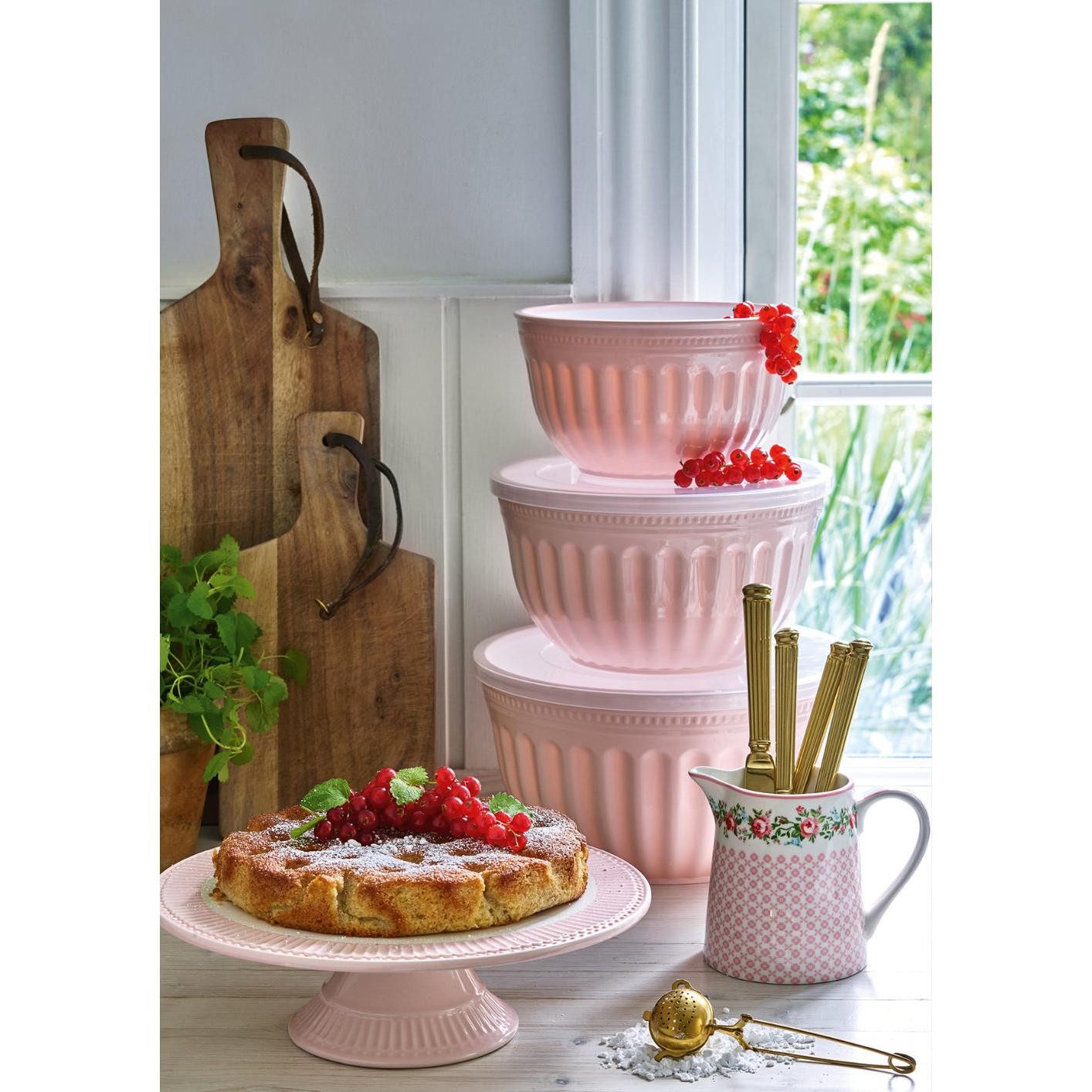 Greengate Schüssel Alice Schüssel mit Deckel pale pink Set3, (Schüsseln & Schalen) – Bild 2 von 2