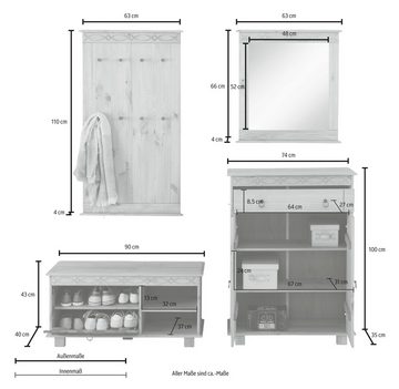 Home affaire Garderoben-Set Indra, (Set, 4-St)