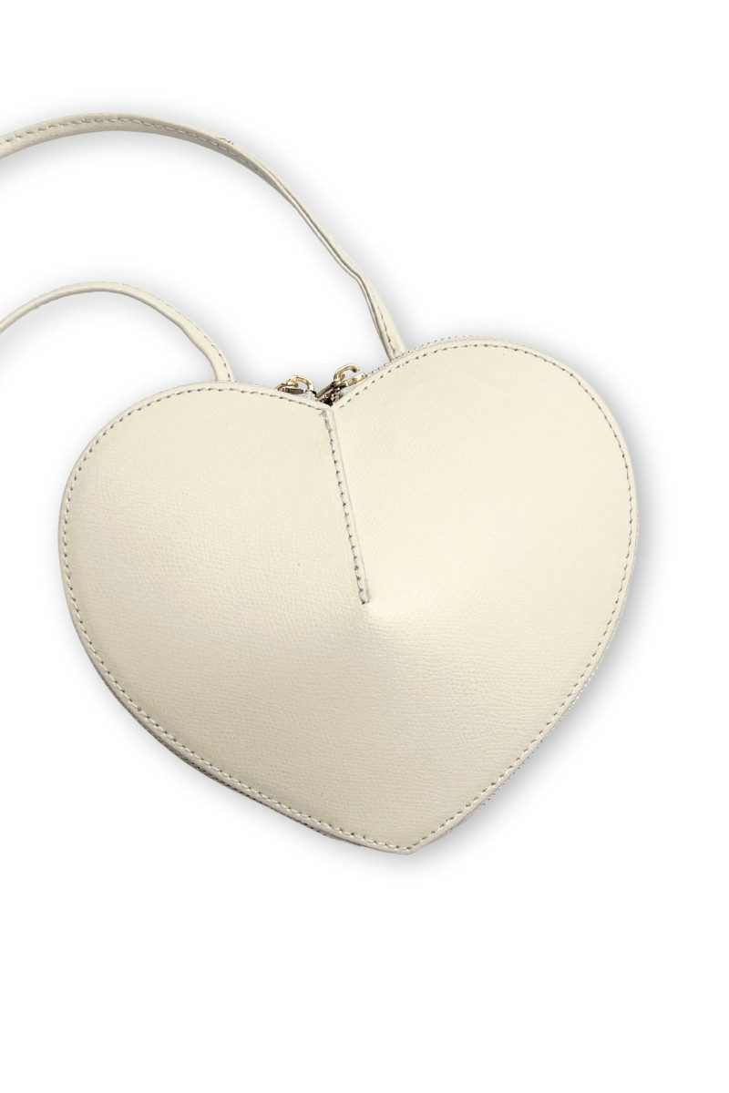 VIDO jewelry & more Handtasche Trachtentasche - HERZERL - schwarz, creme, bordeaux, hellgrau