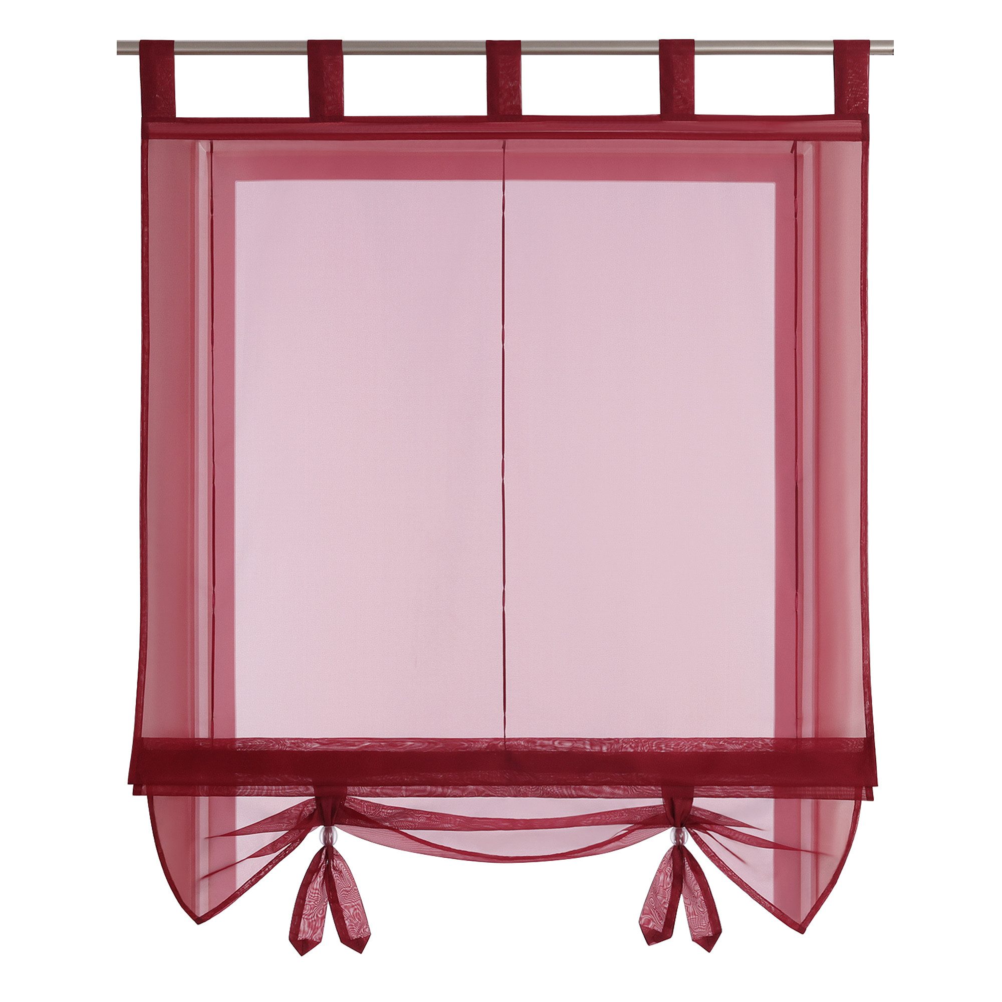 Joyswahl Raffrollo, mit Schlaufen, Bändchen am Saum, Uni Vorhänge Modern Vo günstig online kaufen