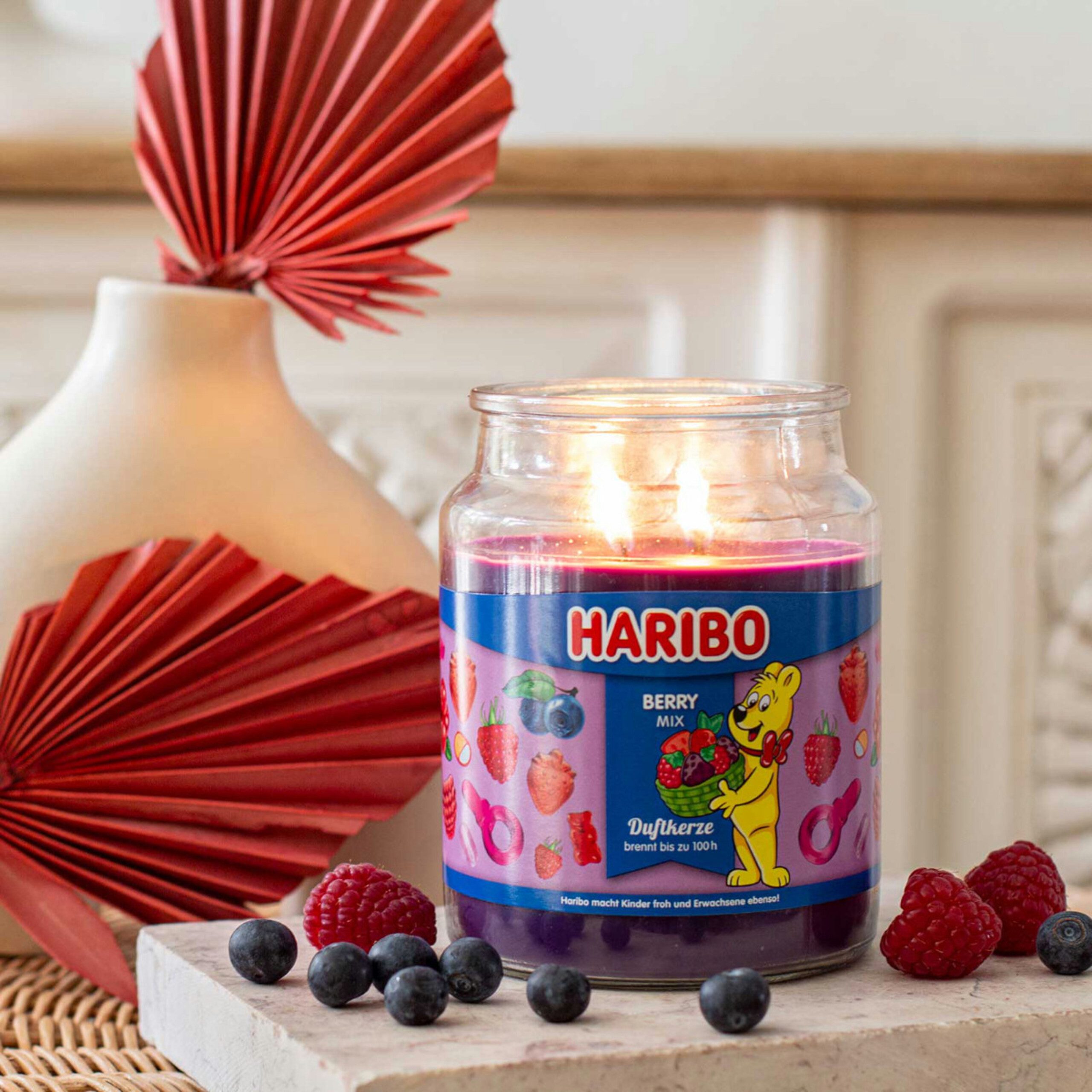 HARIBO Duftkerze Haribo™, Berry Mix